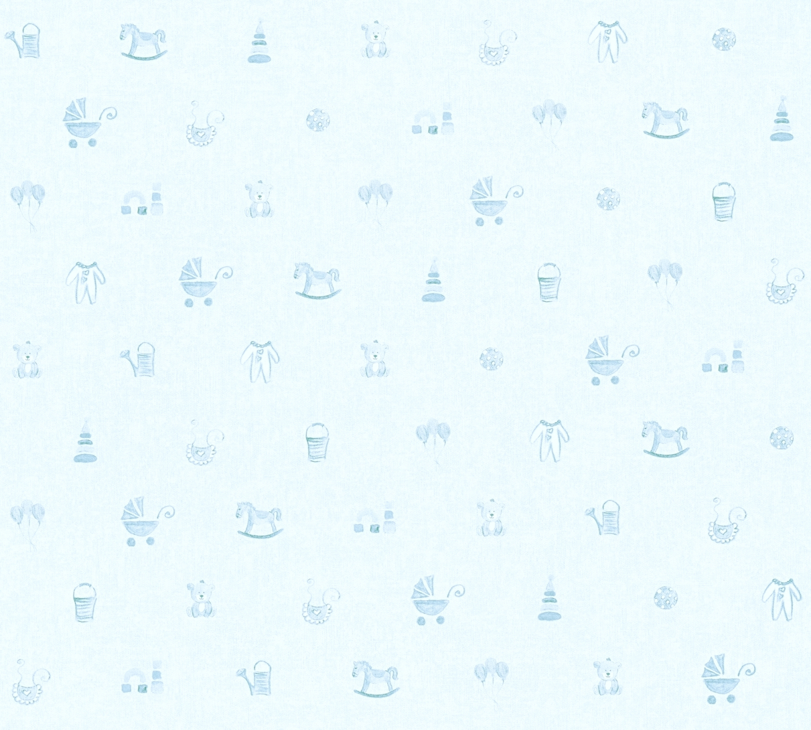 Vliestapete LITTLE STARS - blau - 10 Meter