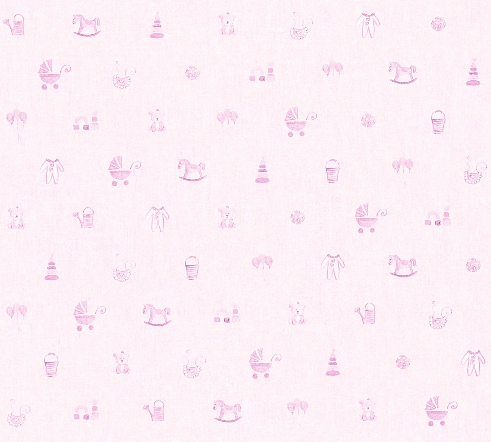 Vliestapete LITTLE STARS - rosa - 10 Meter