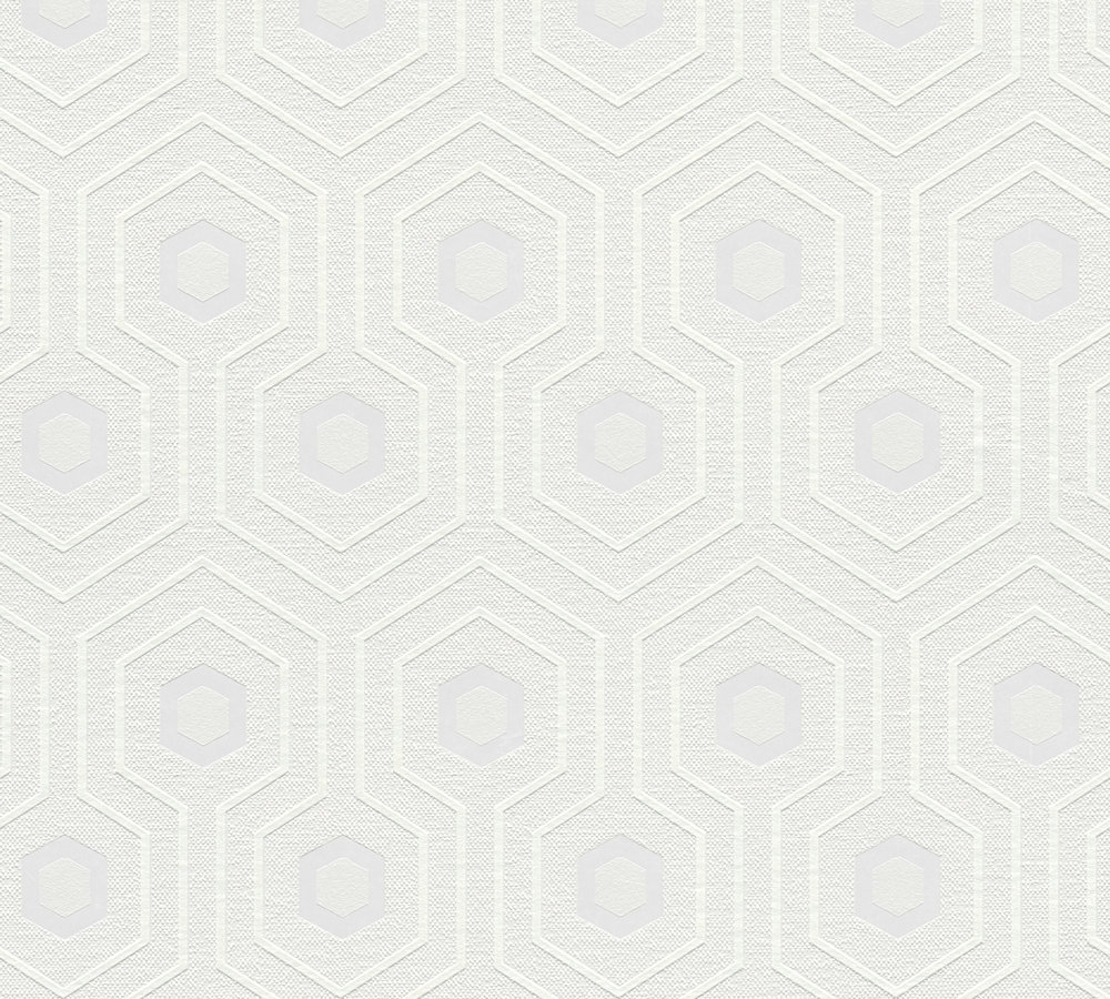 Vliestapete MEISTERVLIES 7 - Grafik - weiß - 10 Meter
