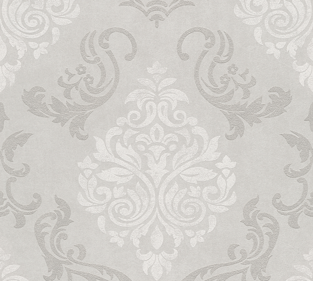 Vliestapete MEMORY 3 - beige-creme-silber - Barock - 10 Meter