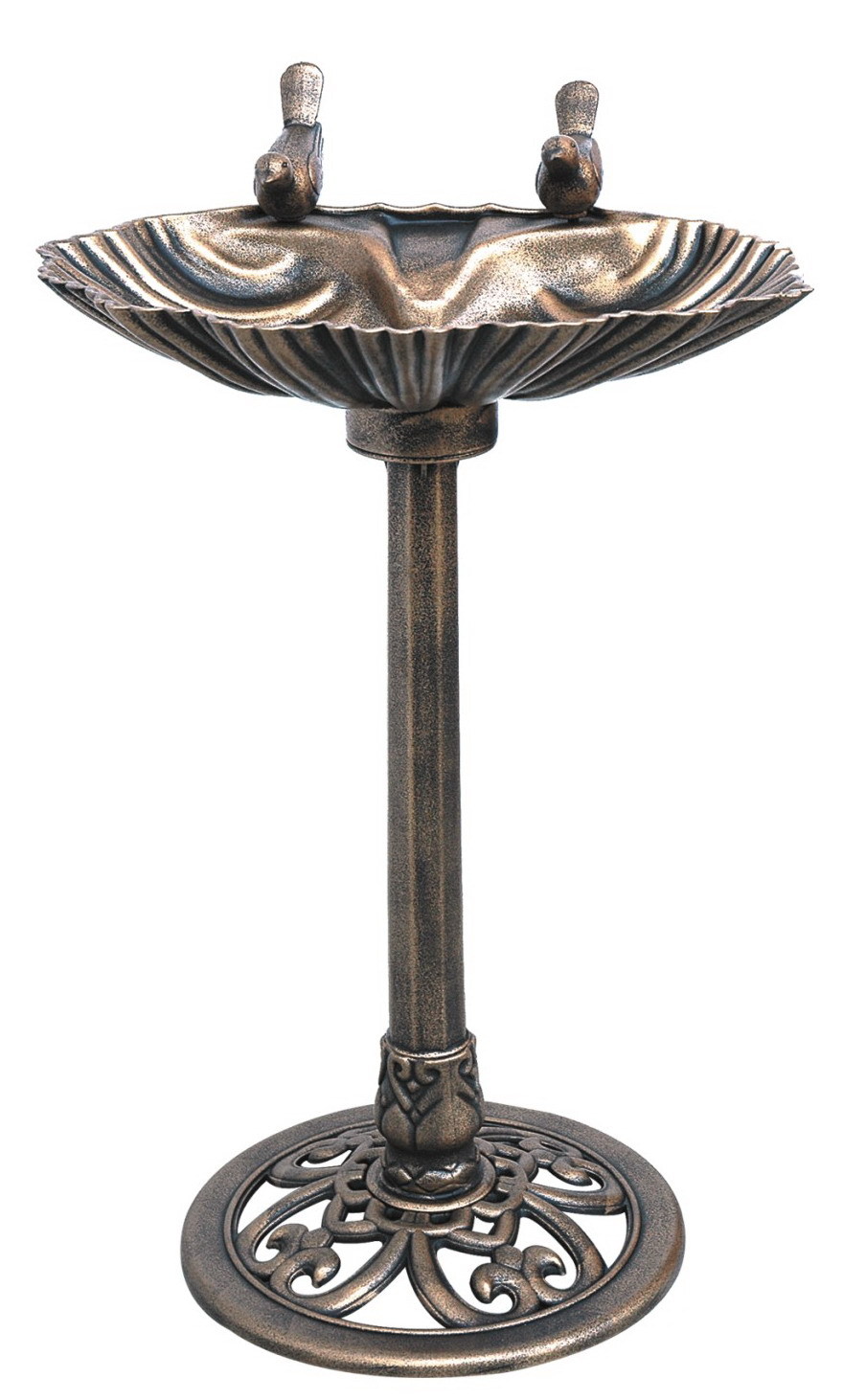 Vogeltränke - bronze - Kunststoff - 80 cm hoch