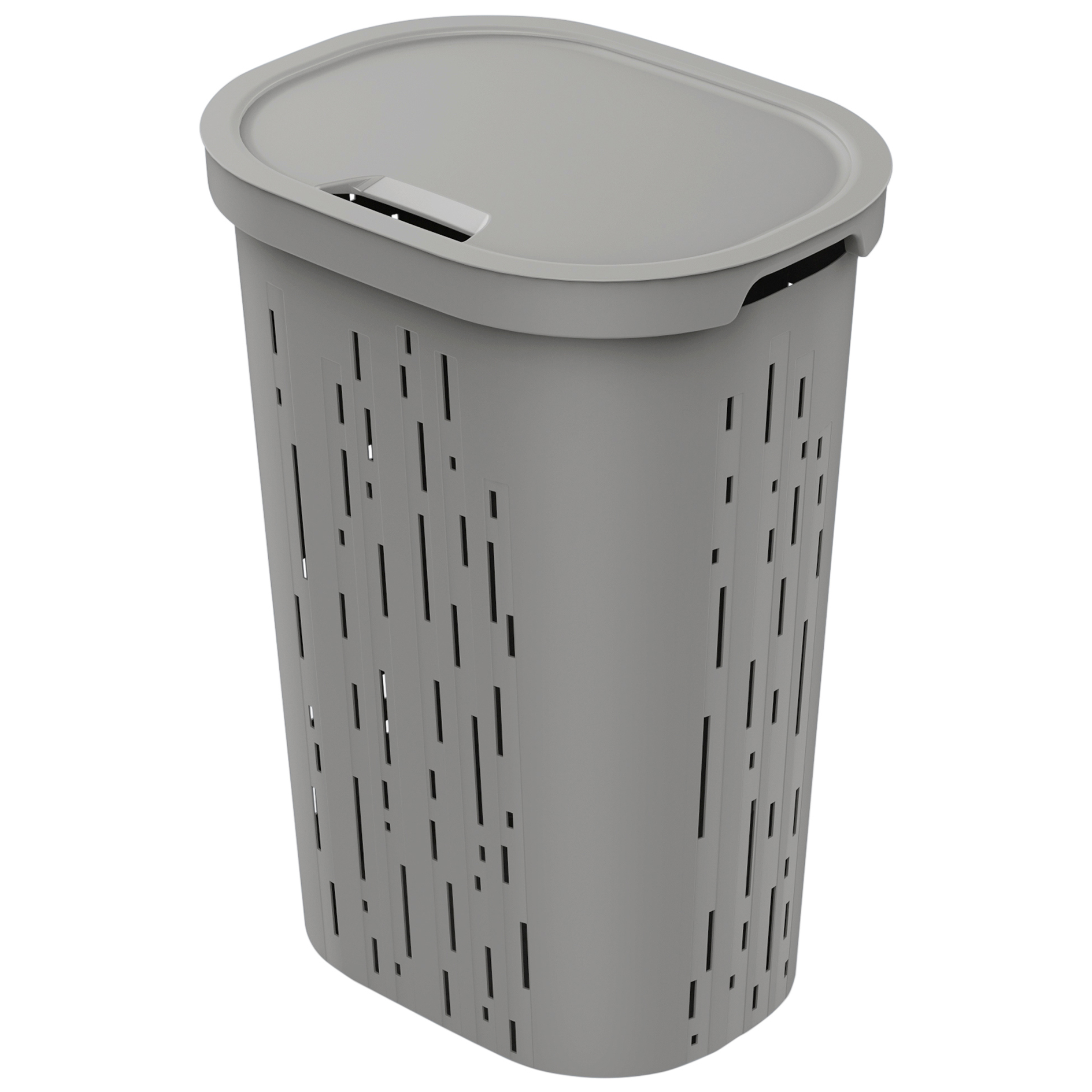 Wäschebox - metallgrau - 55 Liter