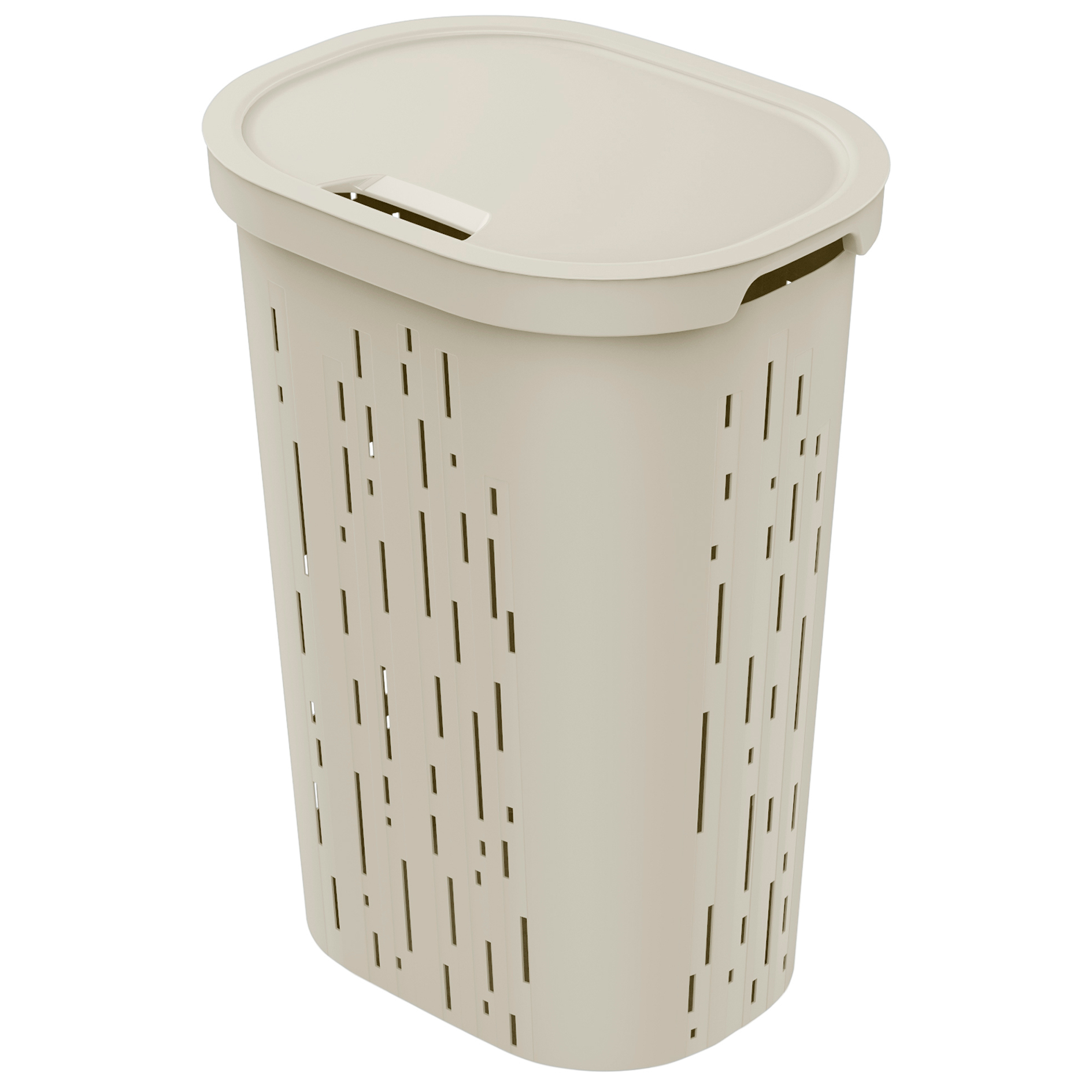 Wäschebox - naturgrau - 55 Liter