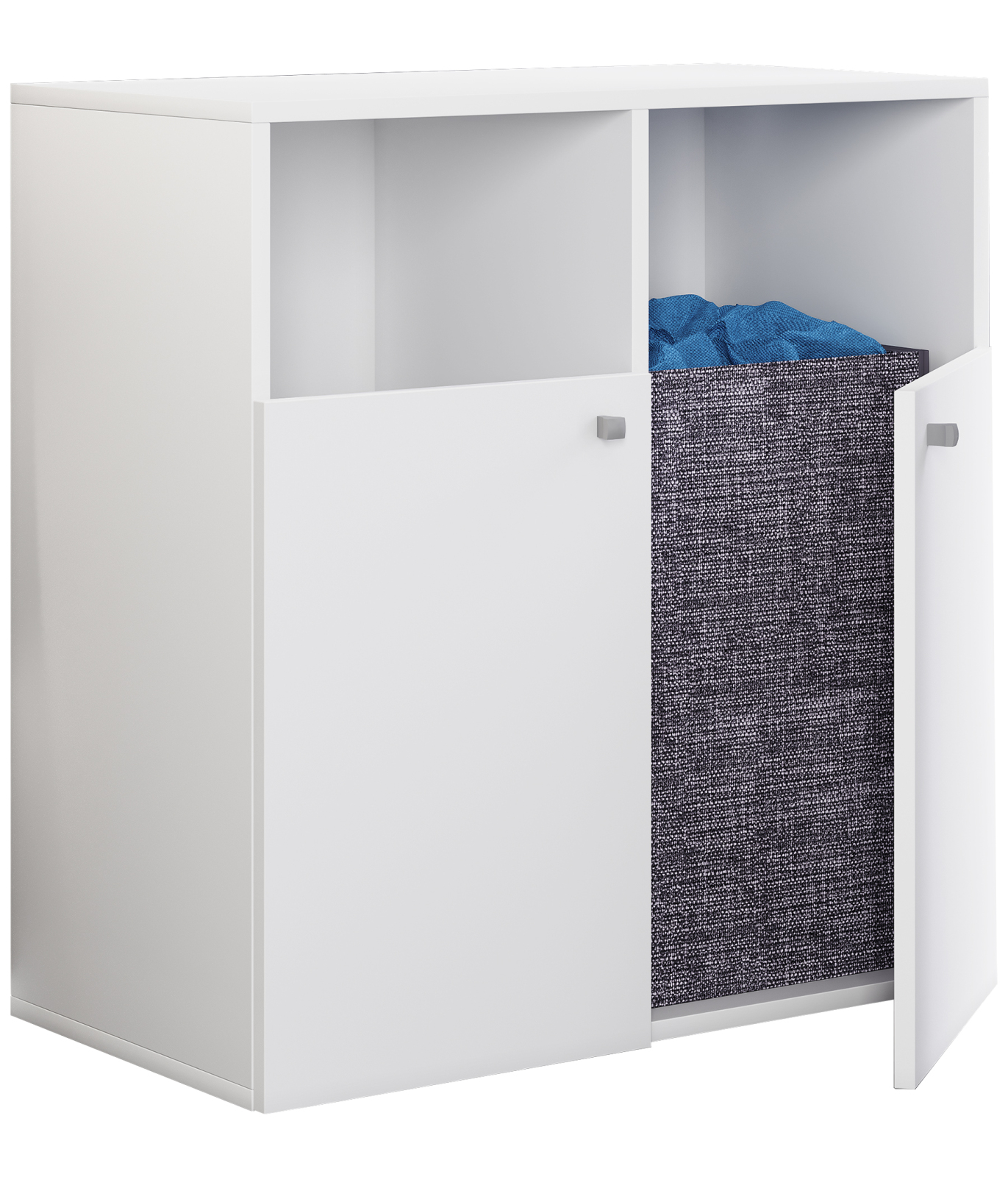 Wäscheschrank DRESO L - weiß - 74 cm hoch
