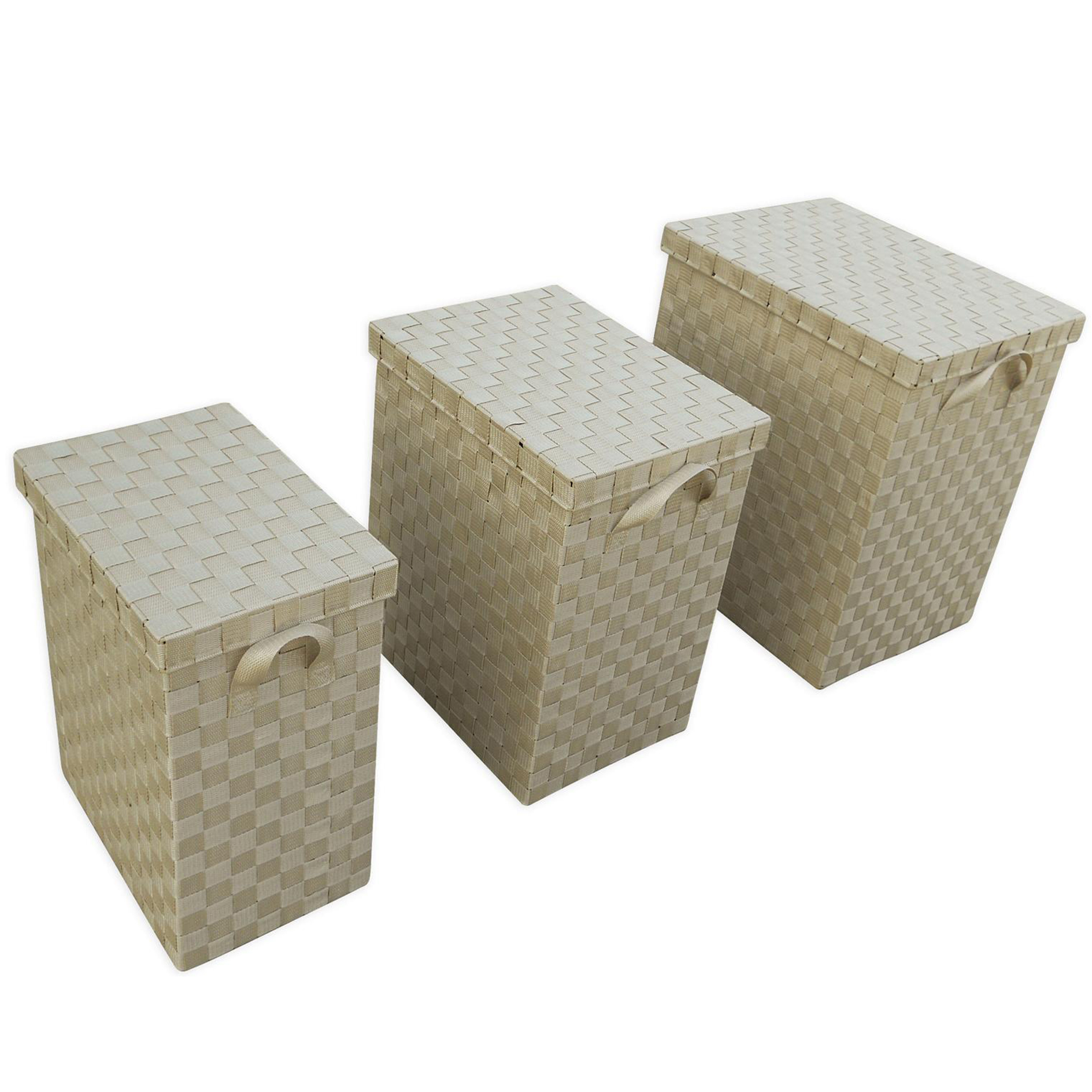 Wäschetruhe - beige - Größe S