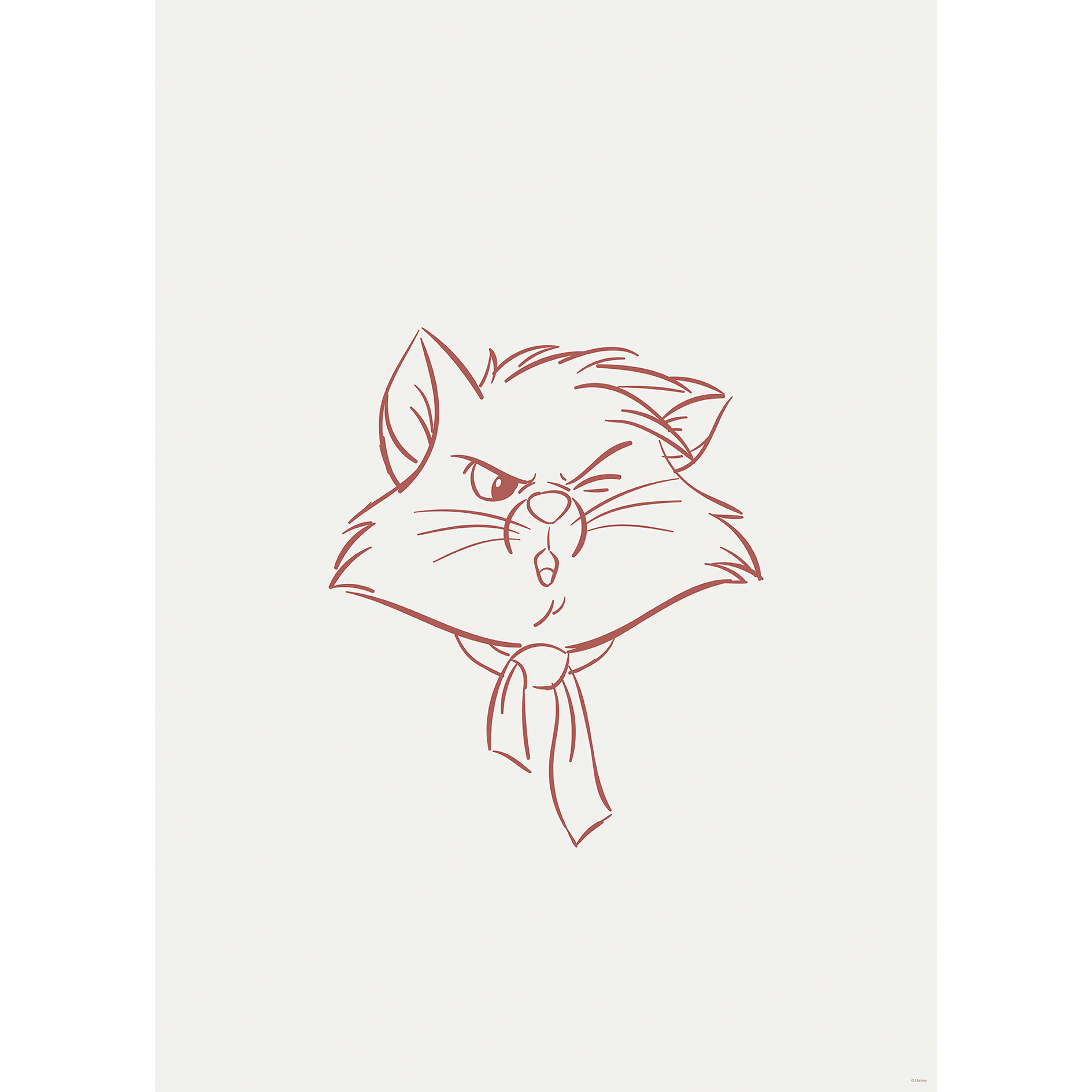 Wandbild BRAVE BERLIOZ - rosa - 50x70 cm