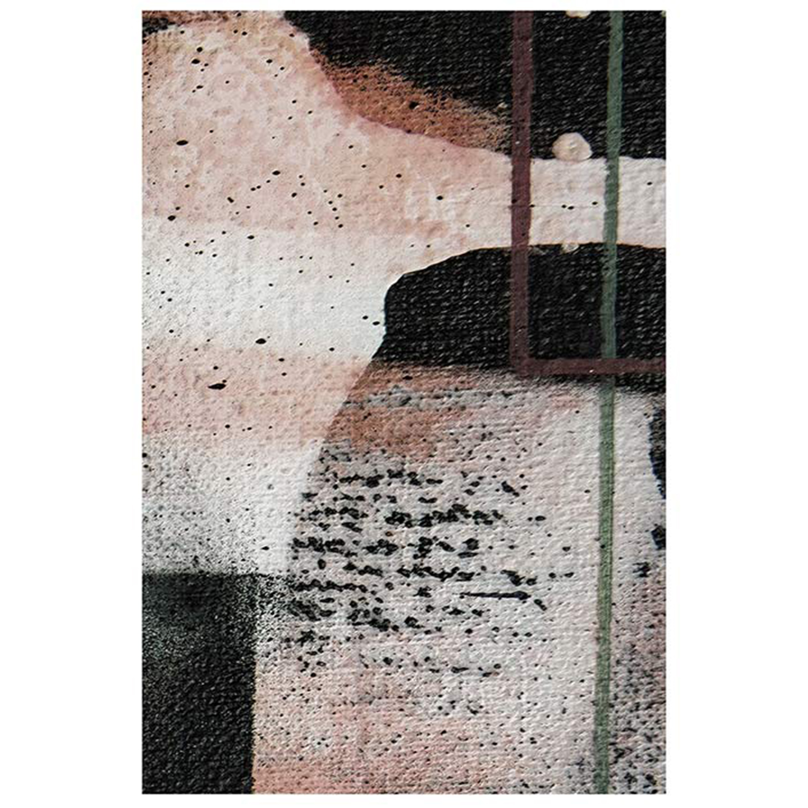 Wandbild BROWNISH ADAGIO - pastell - 50x70 cm