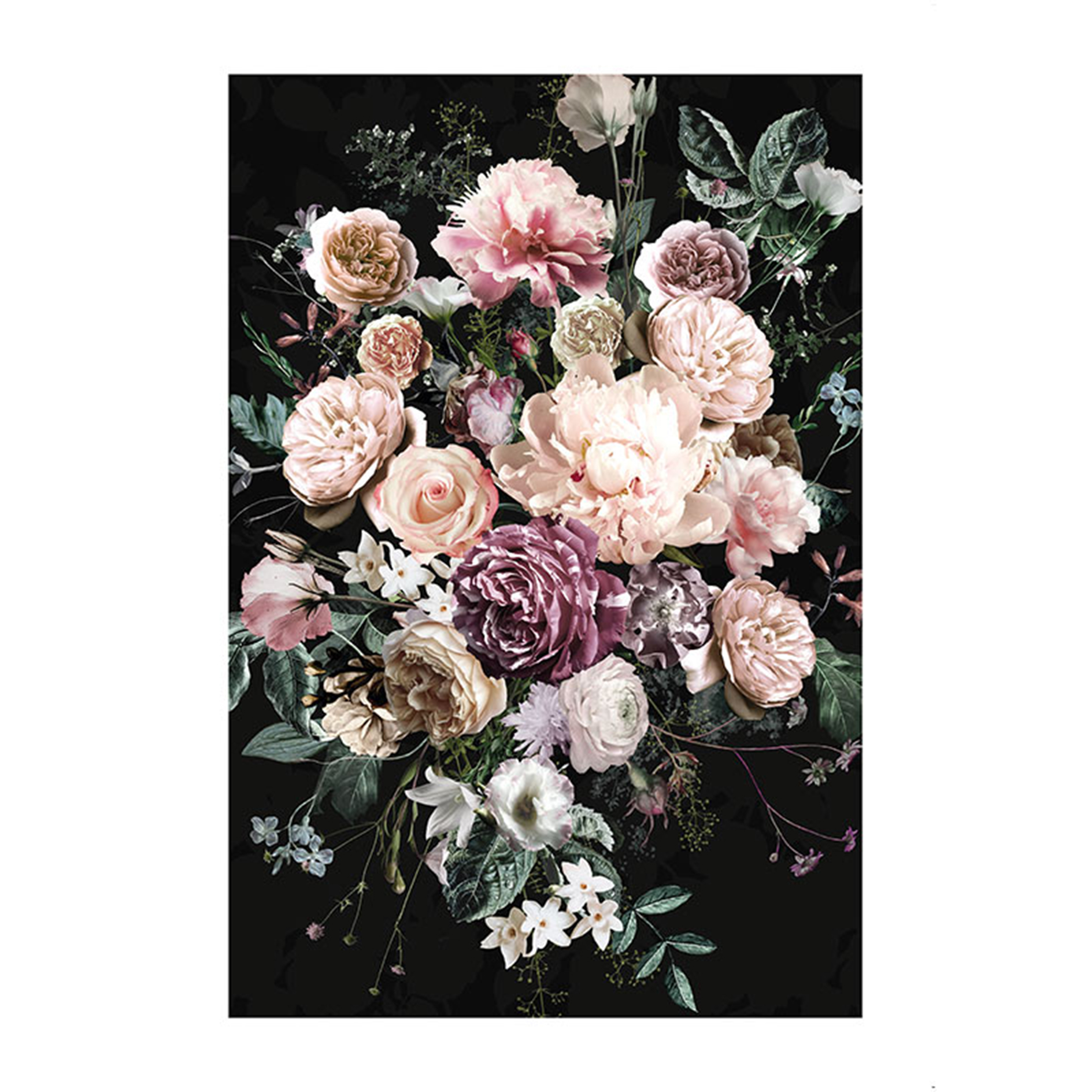 Wandbild CHARMING BOUQUET - bunt - 50x70 cm