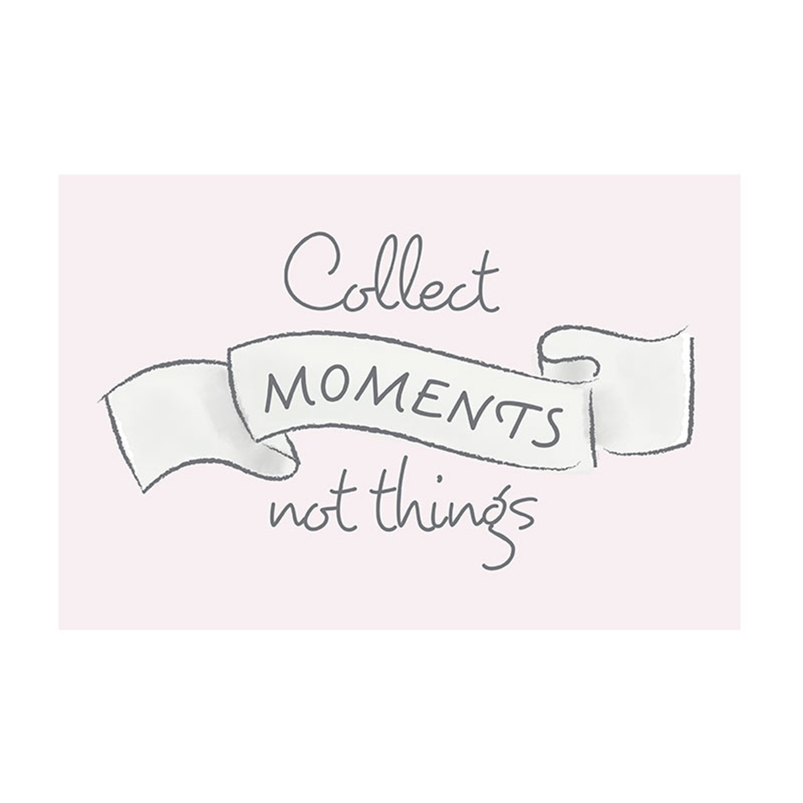 Wandbild COLLECT MOMENTS - braun - 70x50 cm