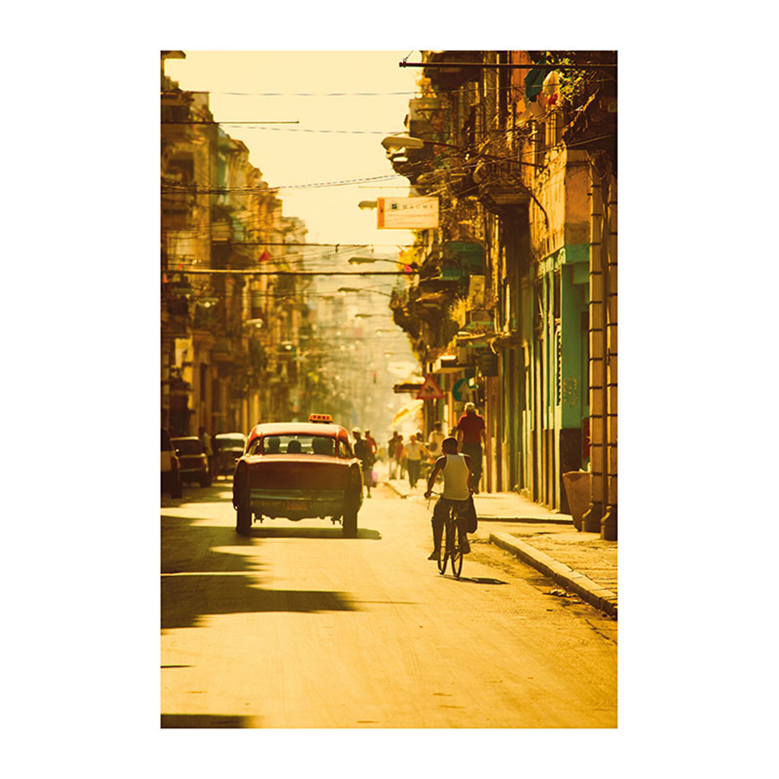 Wandbild CUBA STREETS - bunt - 50x70 cm