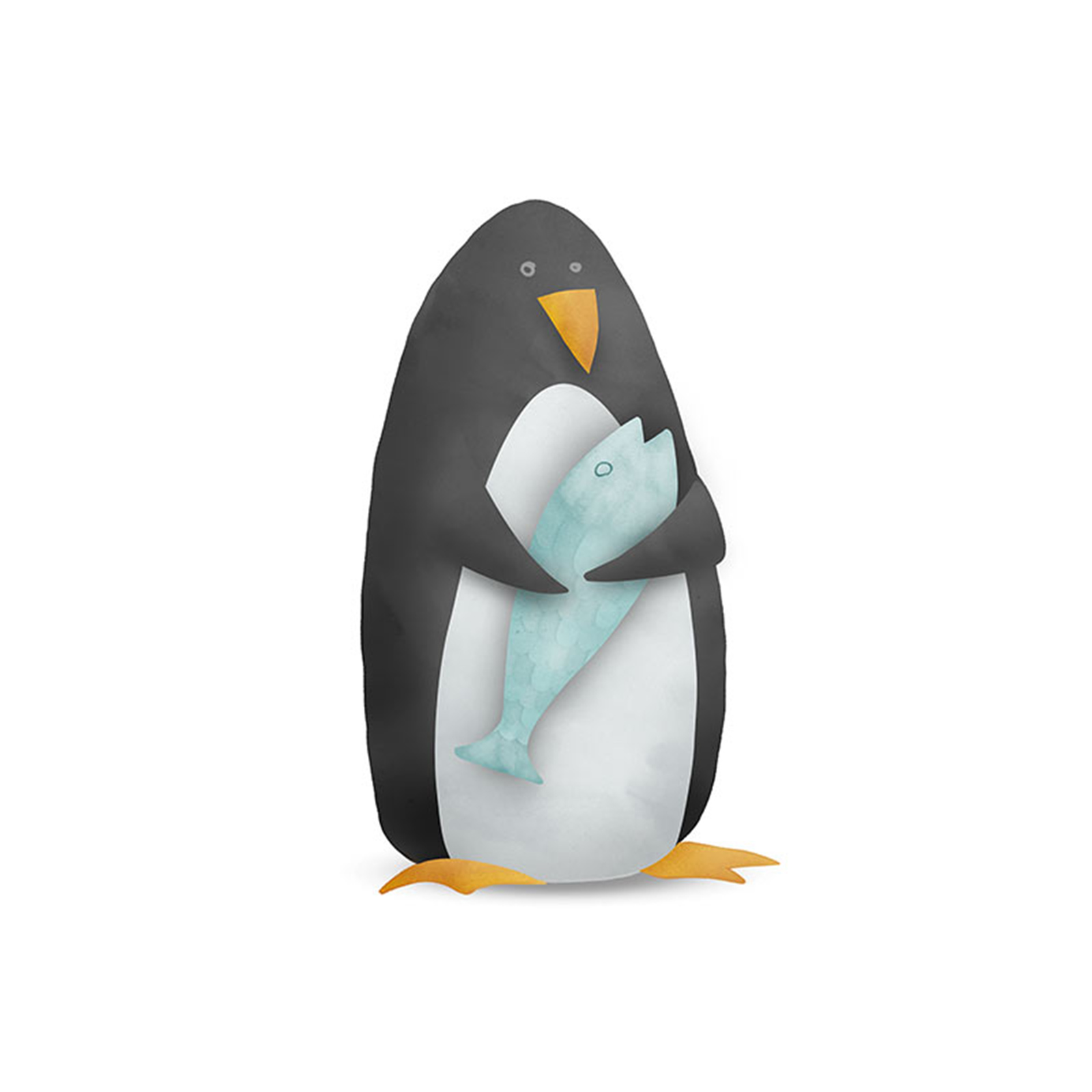 Wandbild CUTE ANIMAL PENGUIN - 50x70 cm