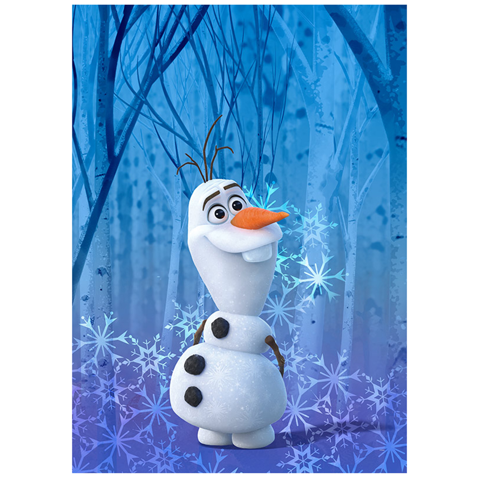 Wandbild FROZEN OLAF CRYSTAL - bunt - 50x70 cm