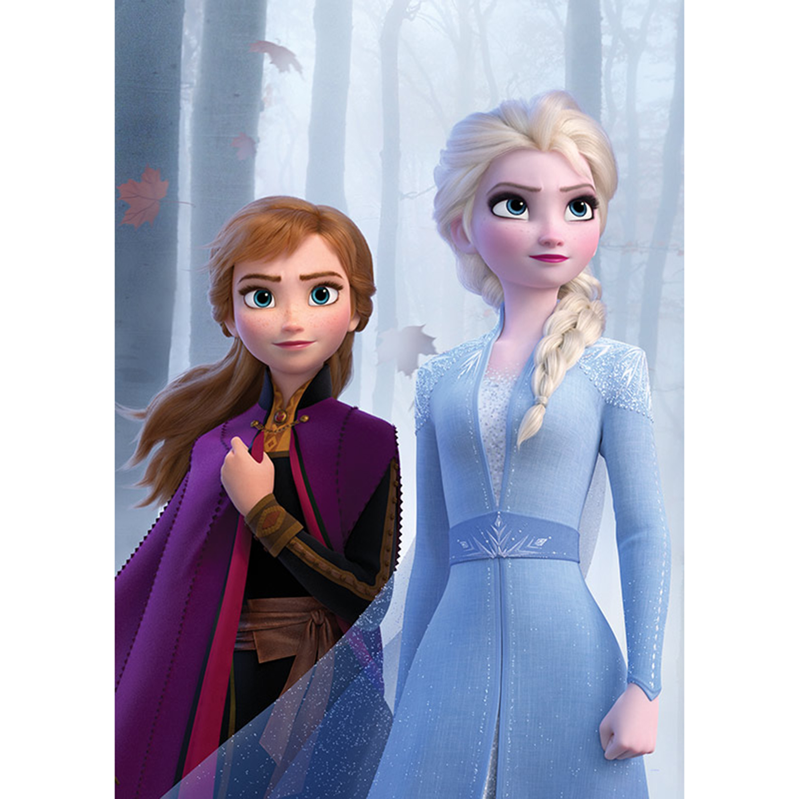 Wandbild FROZEN SISTERS IN THE WOOD - 50x70 cm