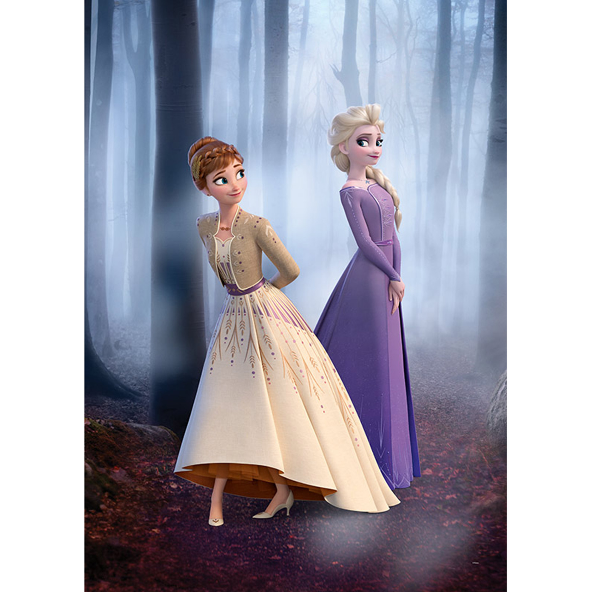 Wandbild FROZEN WOOD WALK - 50x70 cm