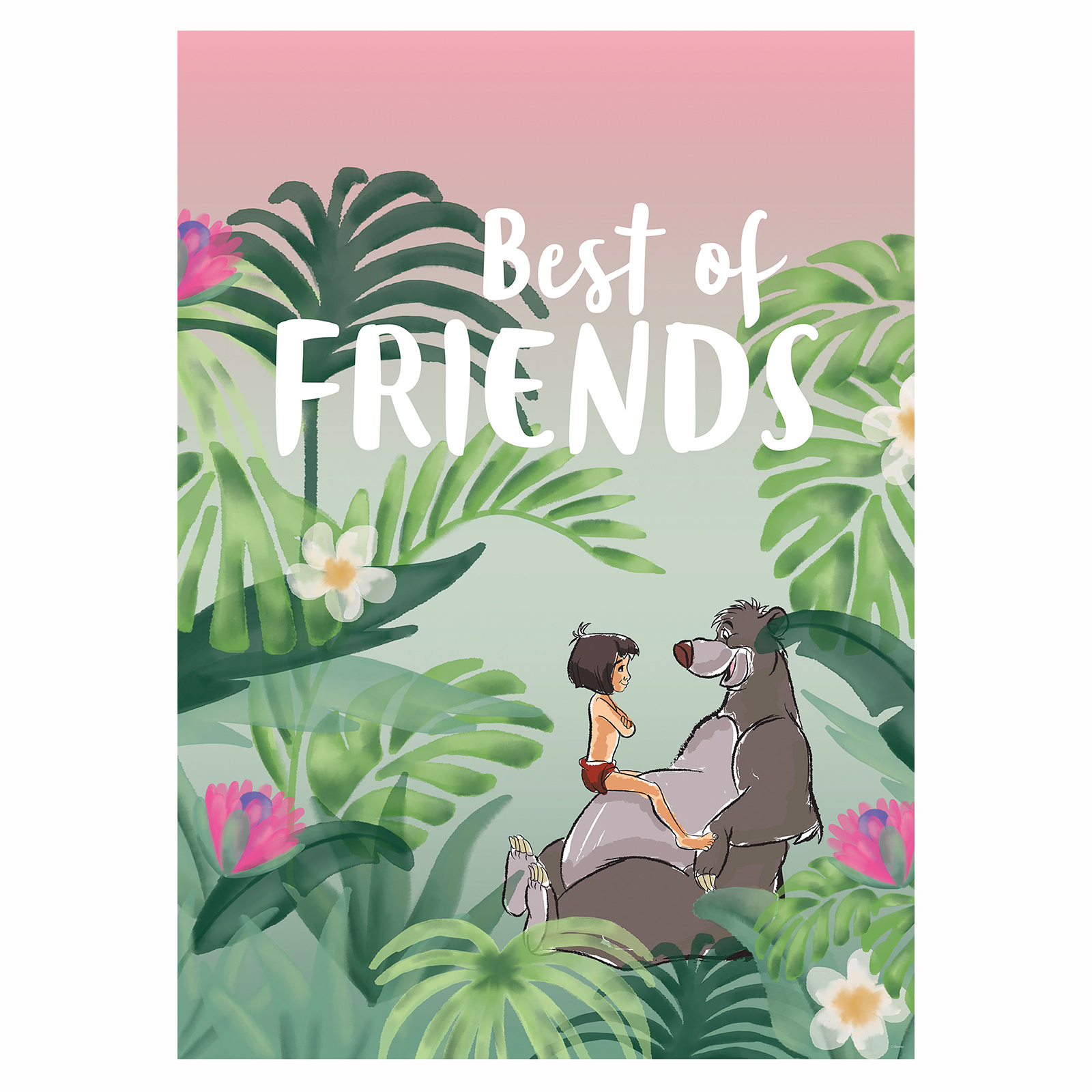 Wandbild JUNGLE BOOK - bunt - 50x70 cm