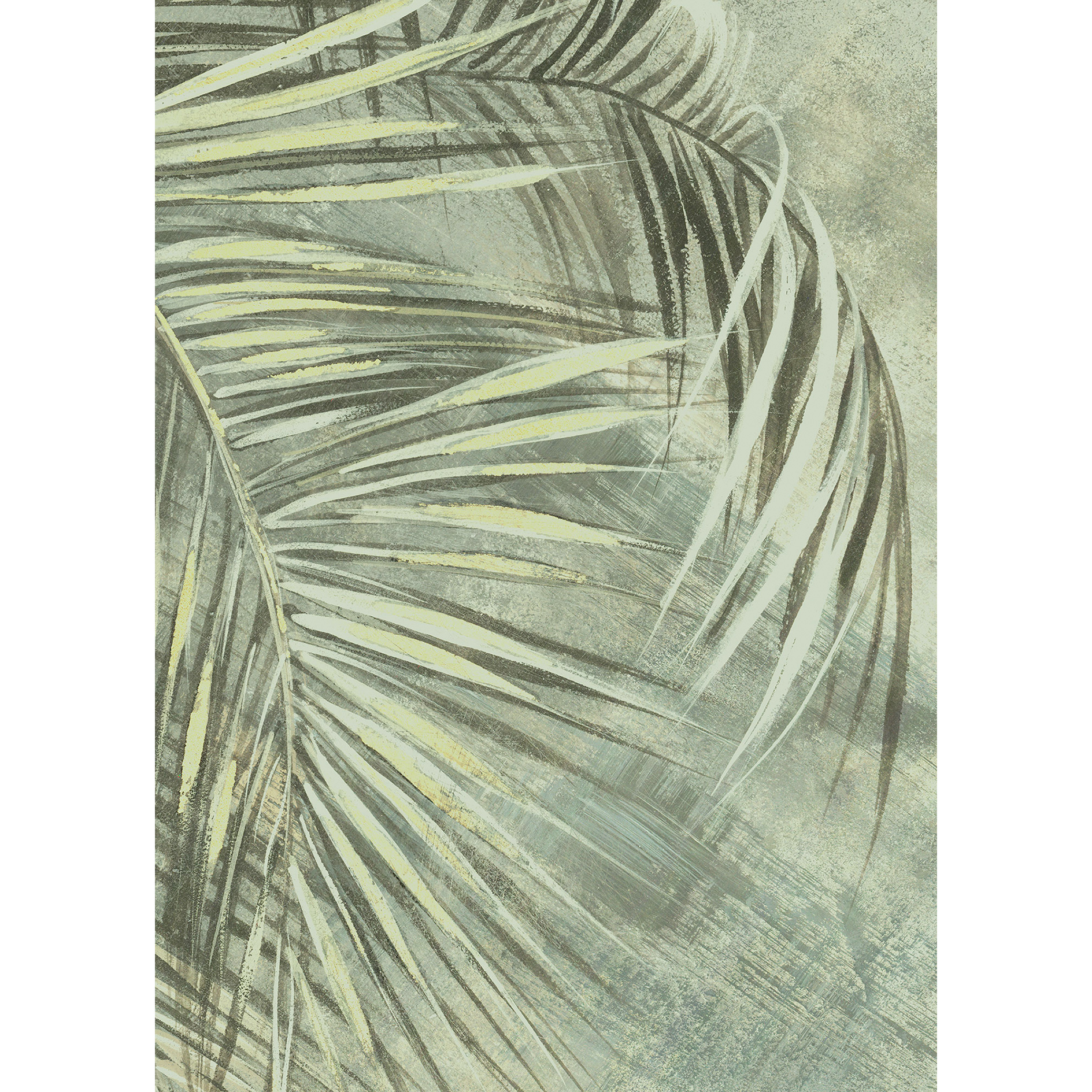 Wandbild LA REUNION - grün - 50x70 cm
