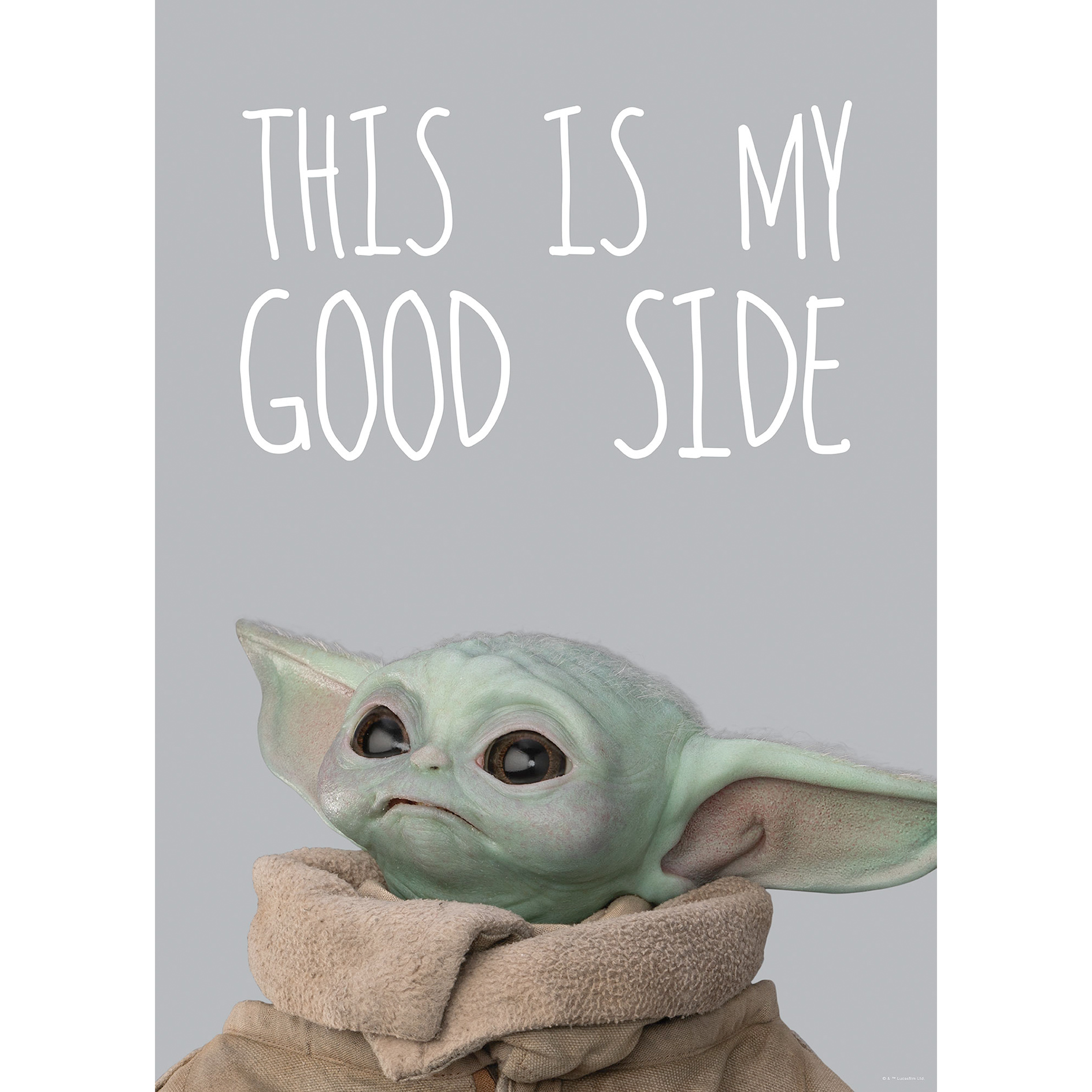 Wandbild MANDALORIAN THE CHILD - 50x70 cm