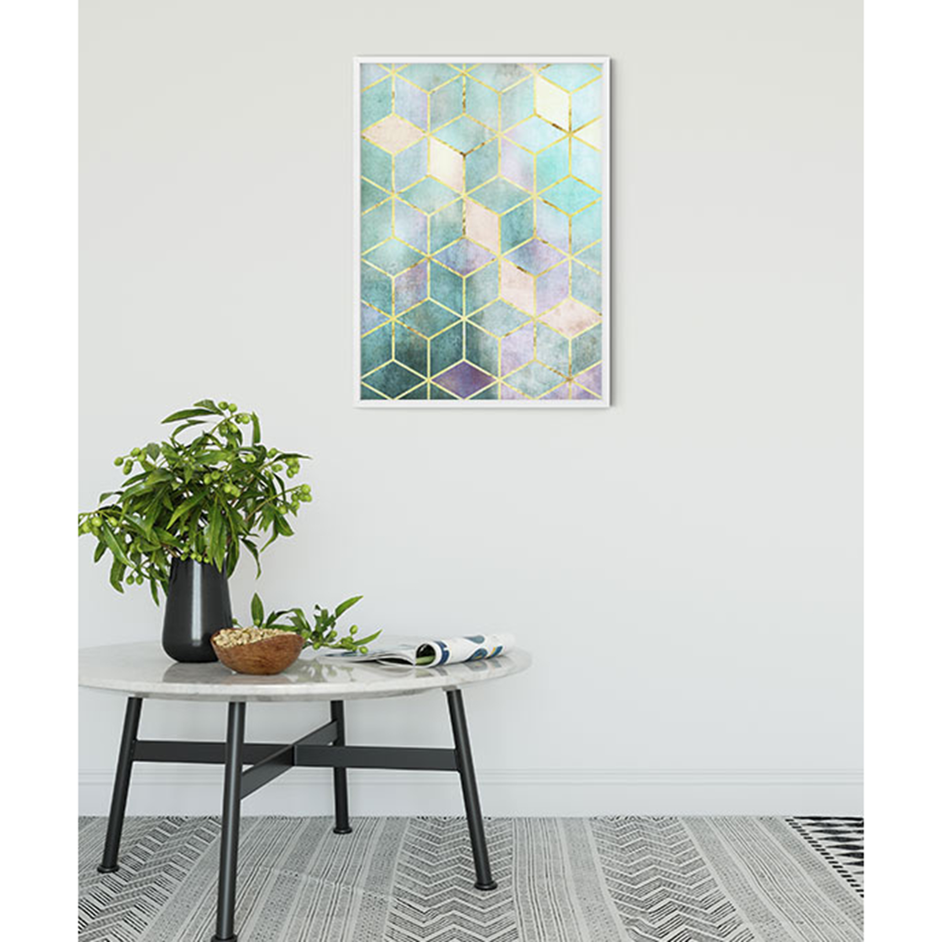Wandbild MOSAIK VERDE - 50x70 cm