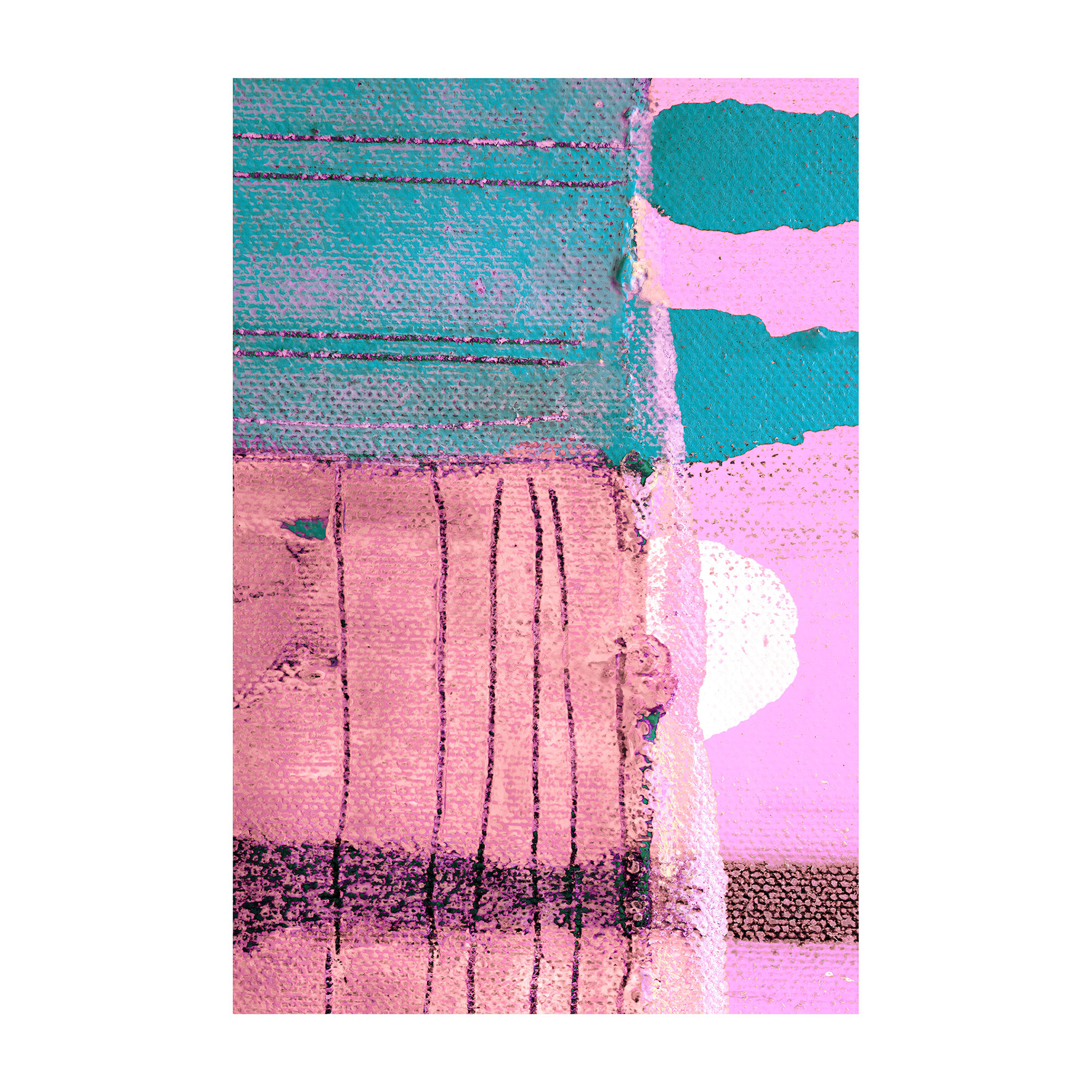 Wandbild PINKY ALLEGRO - bunt - 50x70 cm