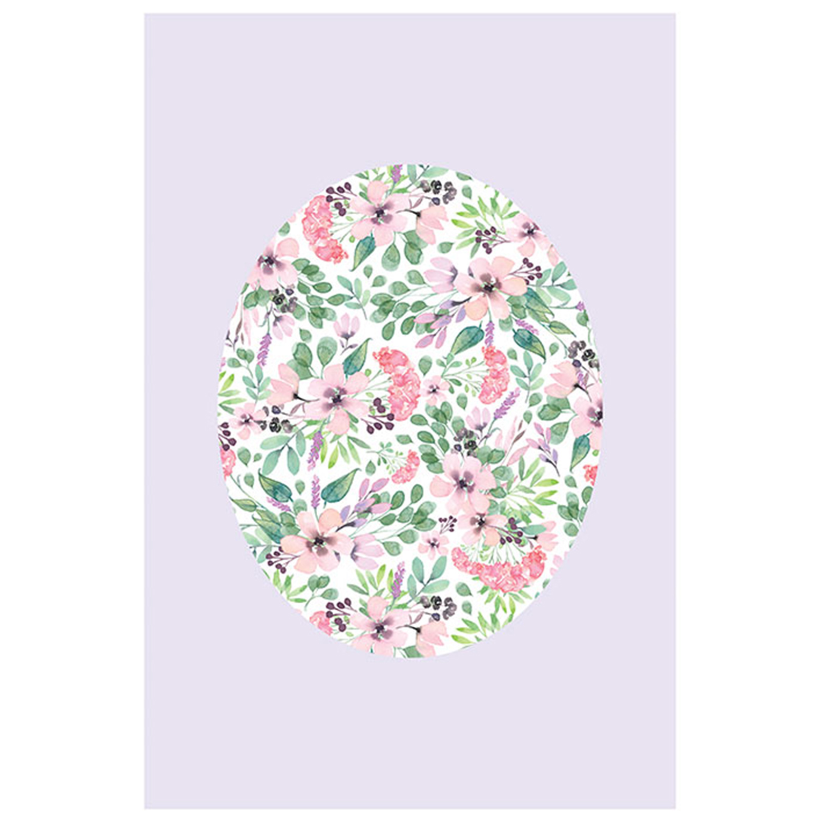 Wandbild SHELLY PATTERNS LAVENDER - 50x70 cm