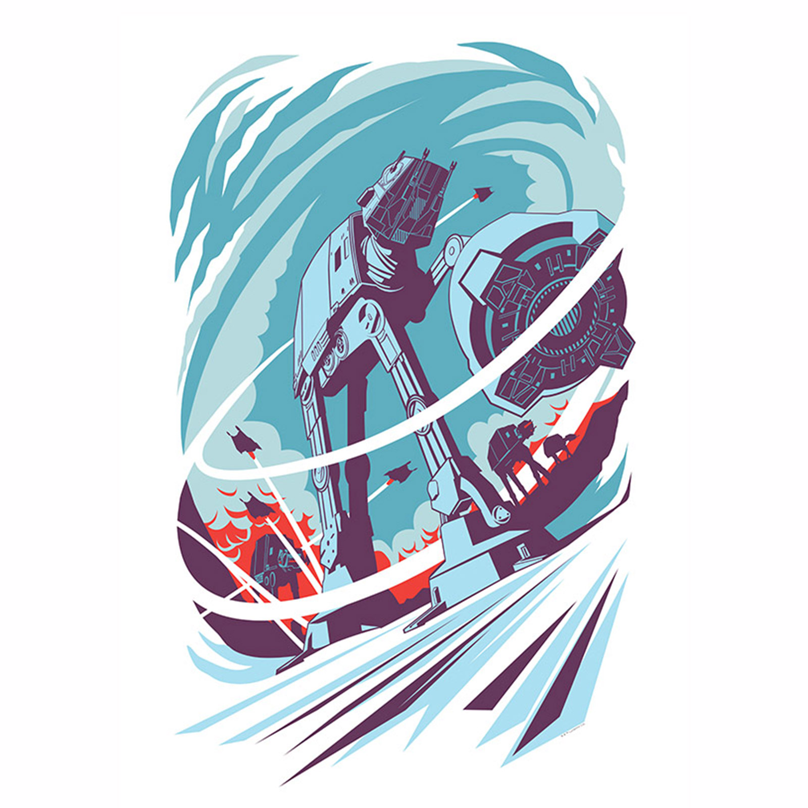 Wandbild STAR WARS CLASSIC - bunt - 50x70 cm