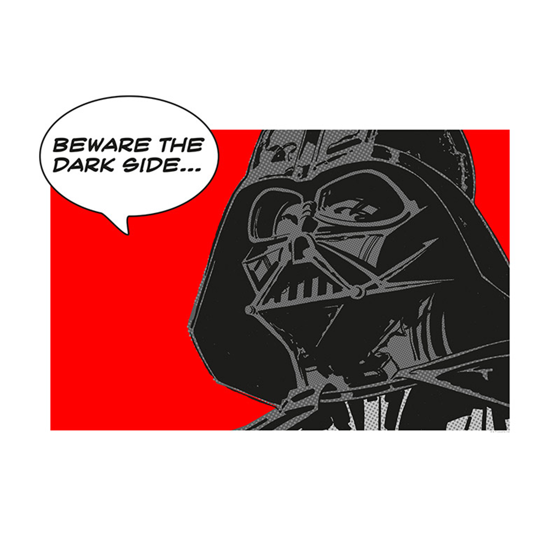 Wandbild STAR WARS CLASSIC COMIC QUOTE - 70x50 cm