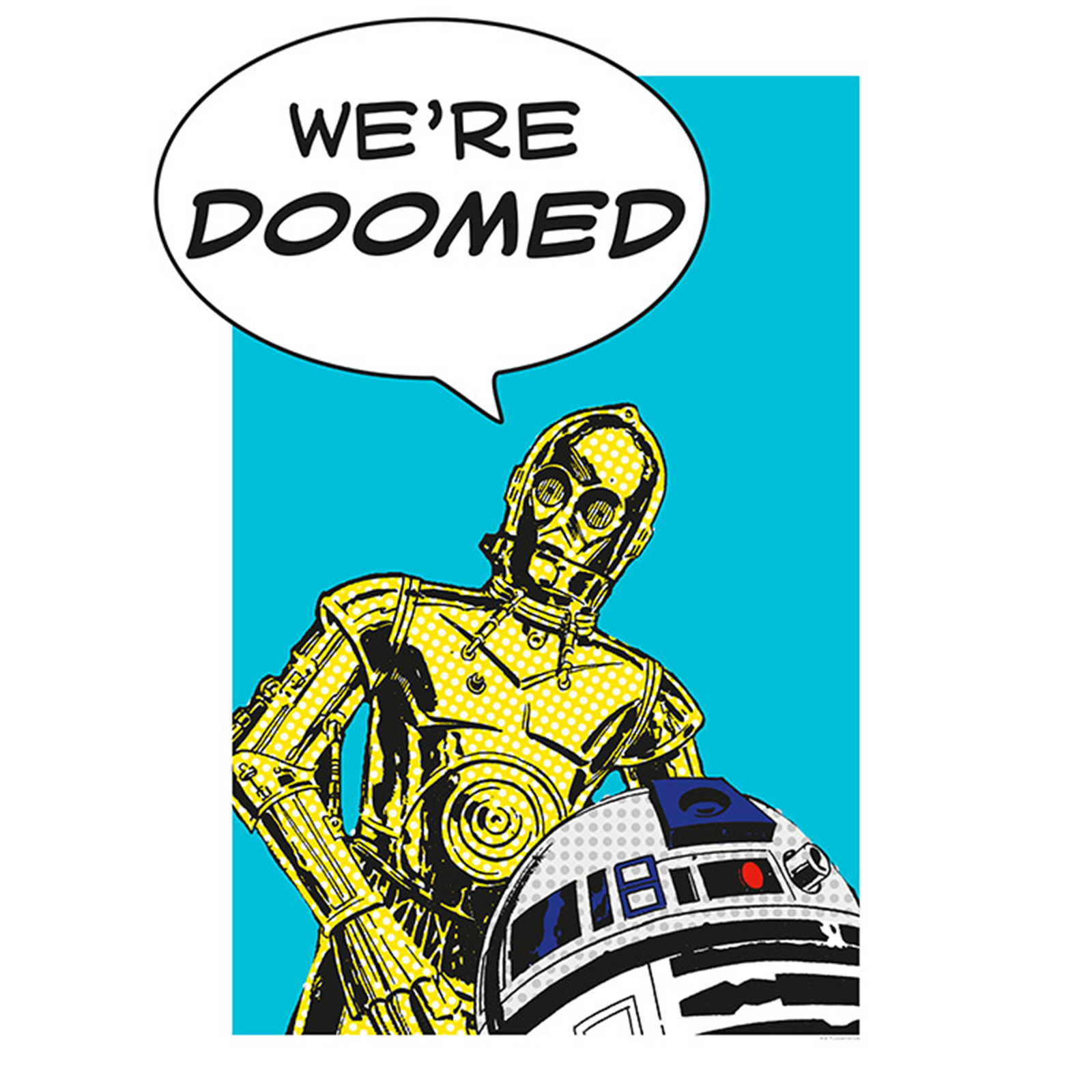 Wandbild STAR WARS CLASSIC COMIC QUOTE