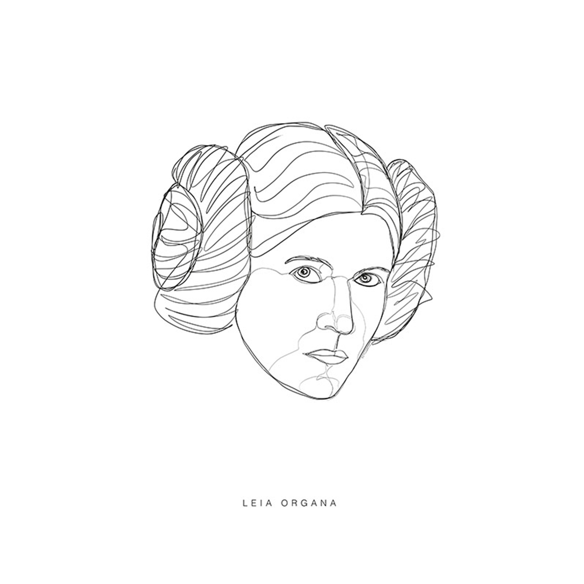 Wandbild STAR WARS CLASSIC FORCE FACES - 50x70 cm