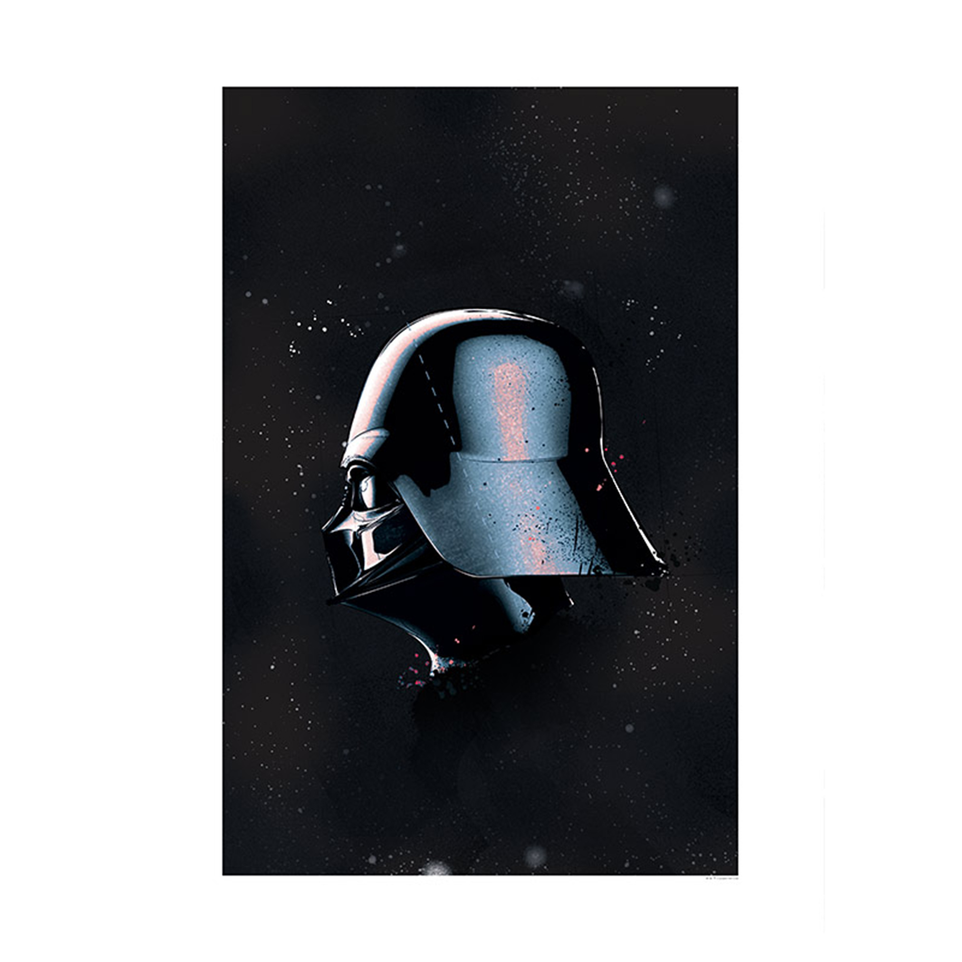 Wandbild STAR WARS CLASSIC HELMETS - 50x70 cm