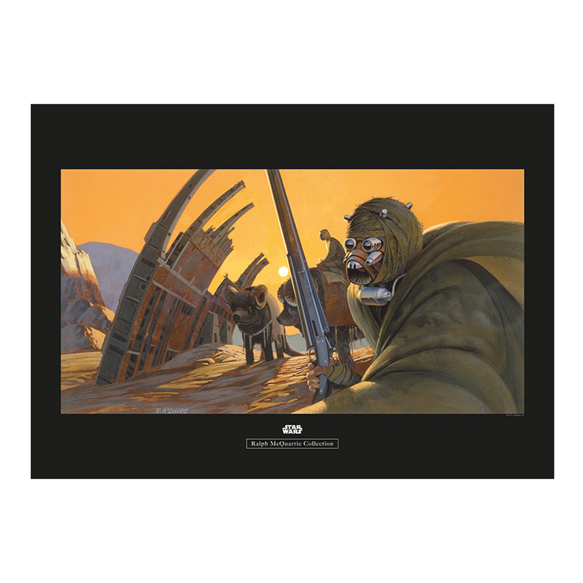 Wandbild STAR WARS CLASSIC RMQ TUSKEN - bunt - 50x70 cm