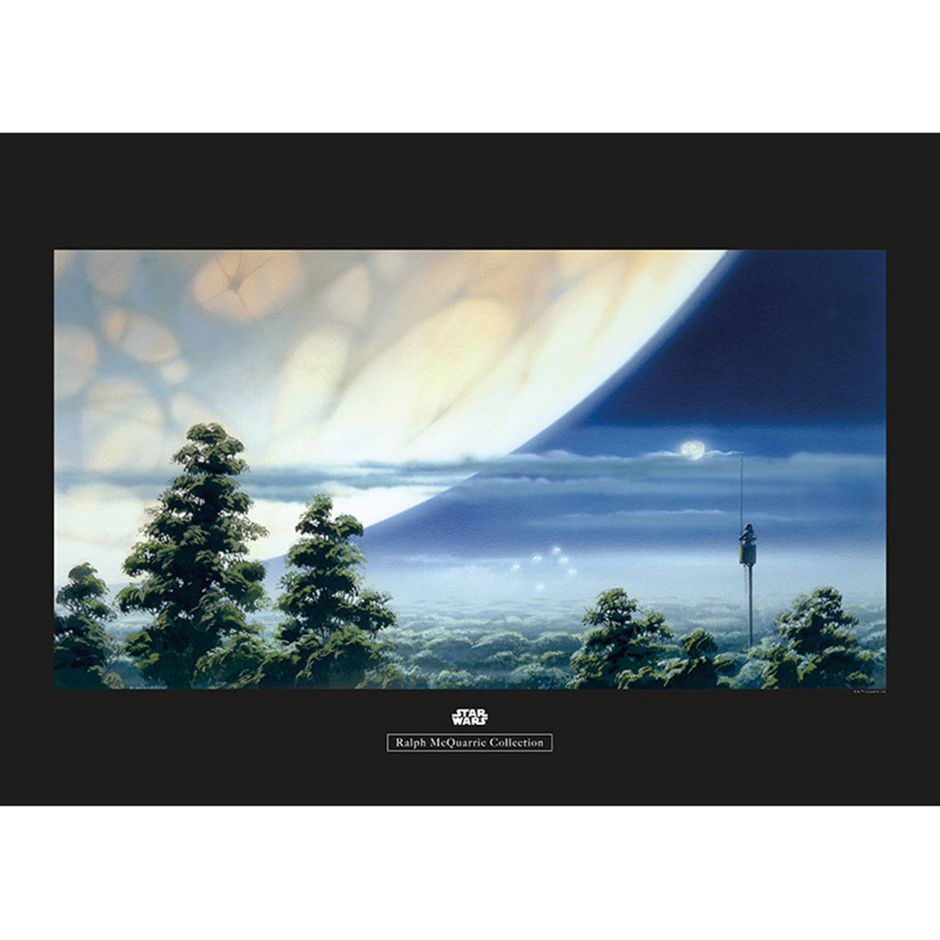 Wandbild STAR WARS CLASSIC RMQ YAVIN - 70x50 cm