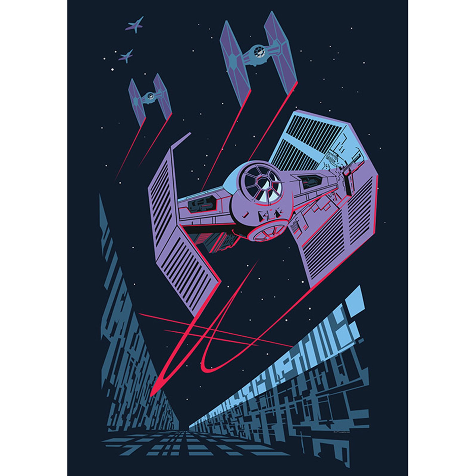 Wandbild STAR WARS CLASSIC VECTOR - 50x70 cm