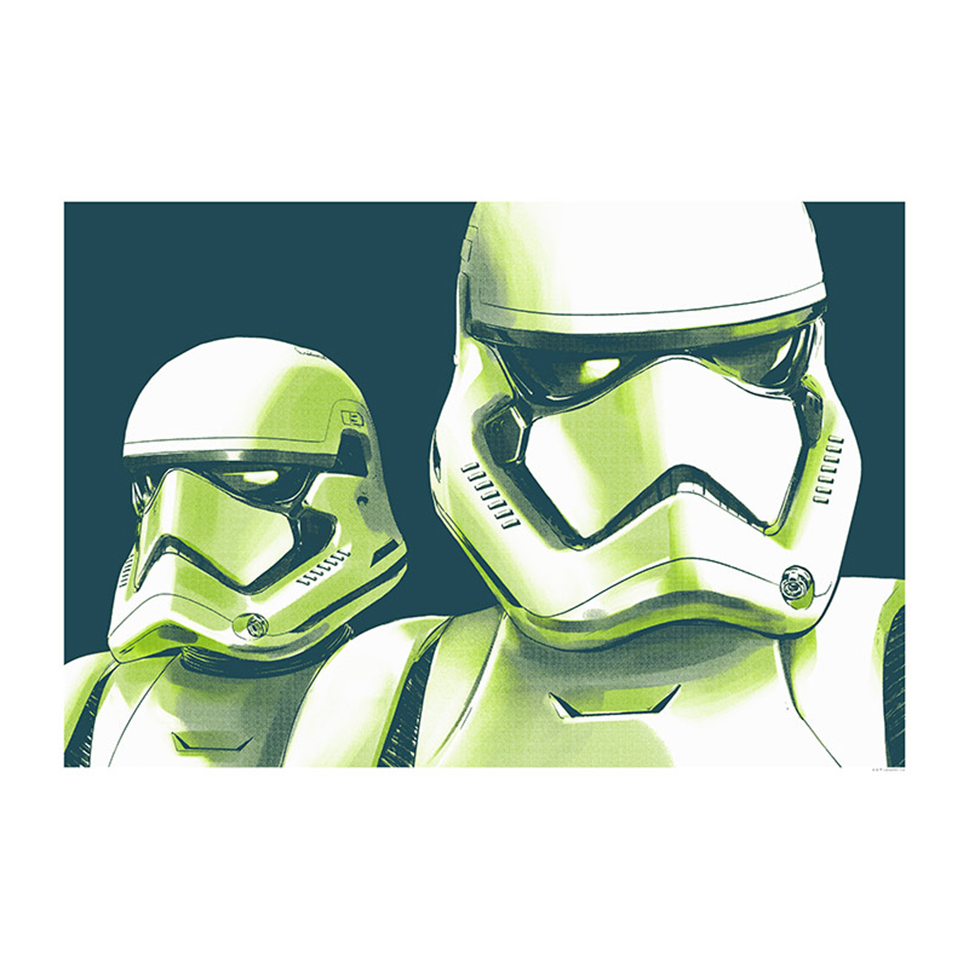 Wandbild STAR WARS FACES STORMTROOPER - 70x50 cm