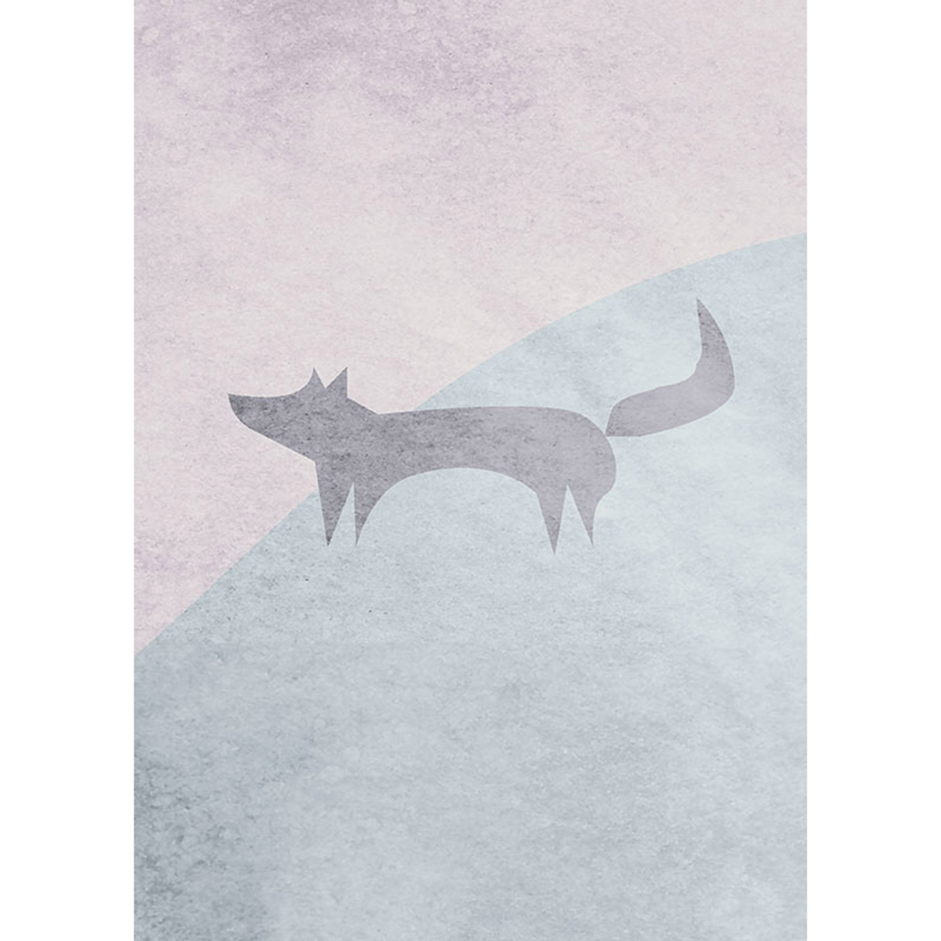 Wandbild WILD AND FREE FOX - 50x70 cm