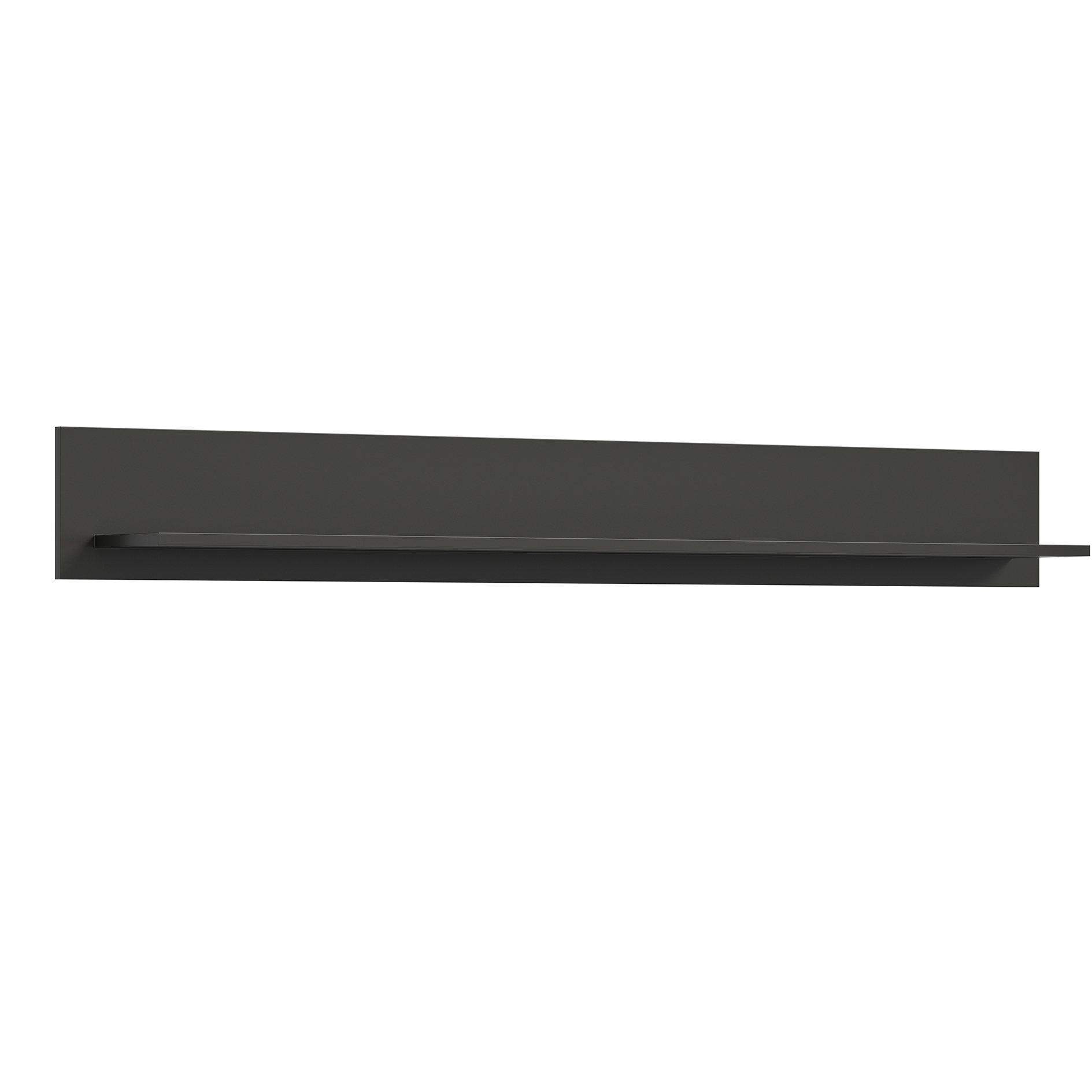 Wandboard LINEA - grau matt - 160 cm breit