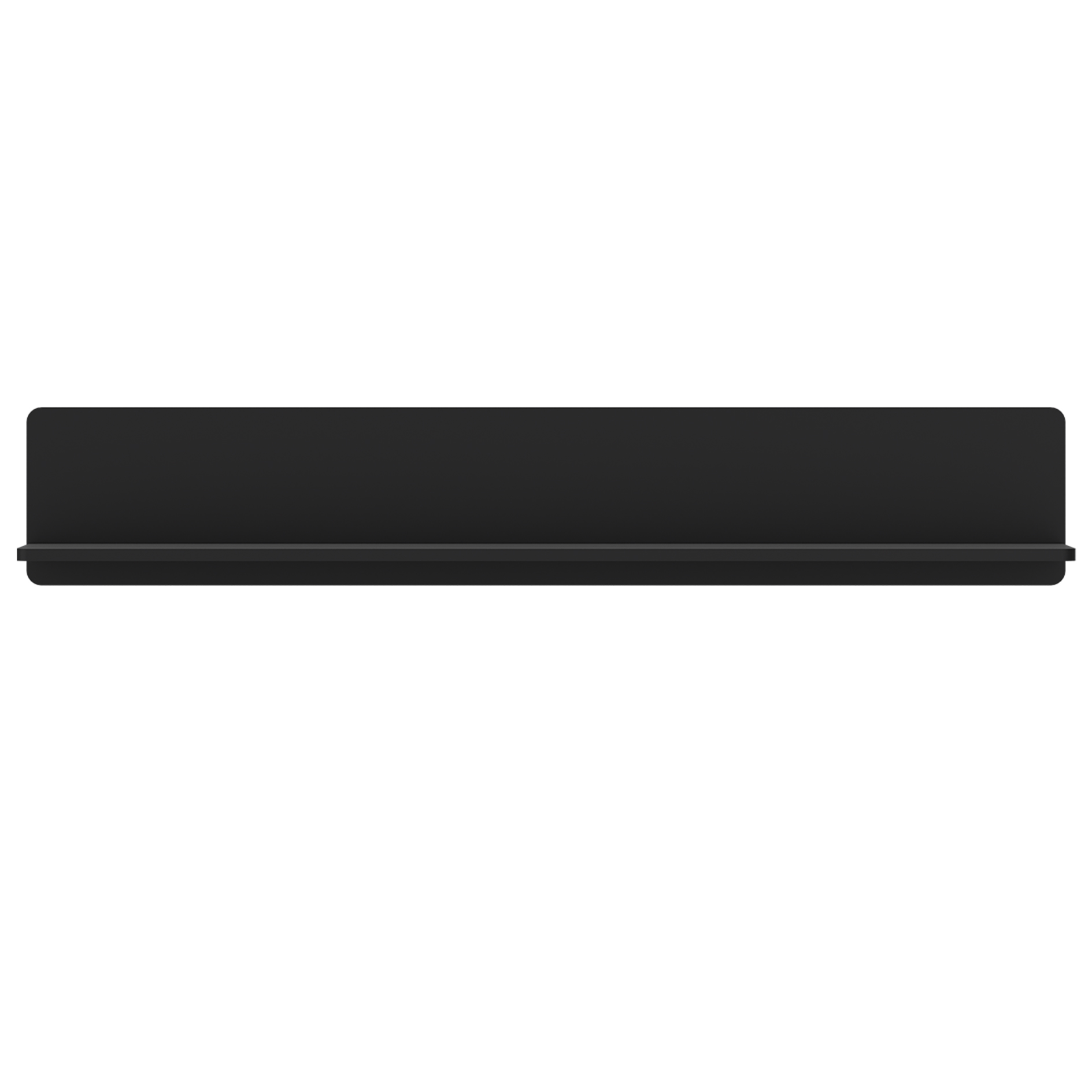 Wandboard - schwarz matt - 140 cm breit
