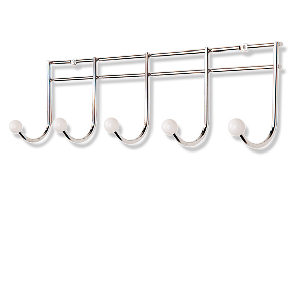 Wandgarderobe - chrom - 50 cm breit