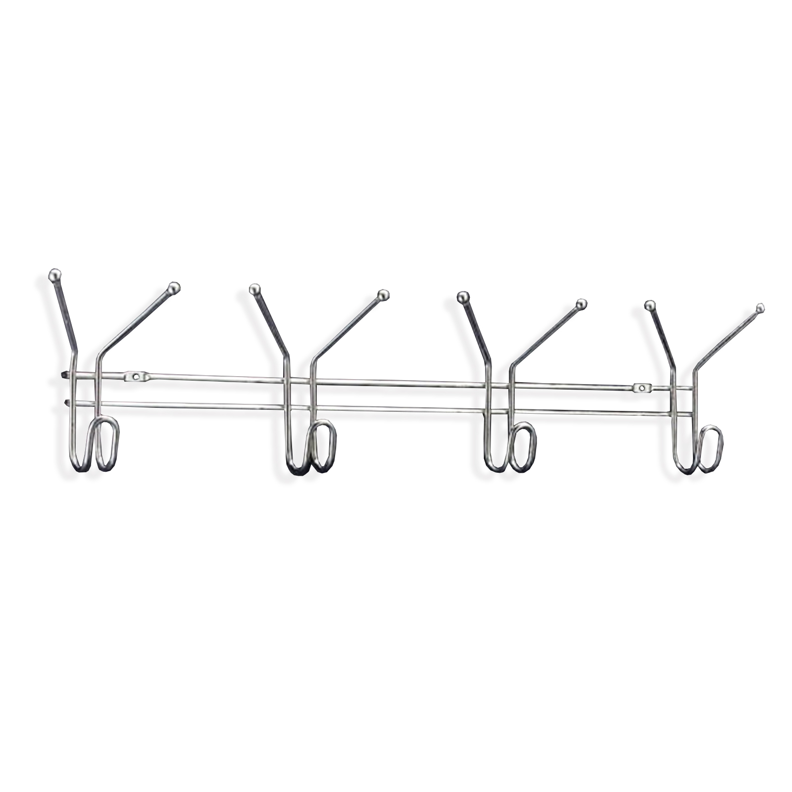 Wandgarderobe - chrom - Metall - 60,4 cm breit