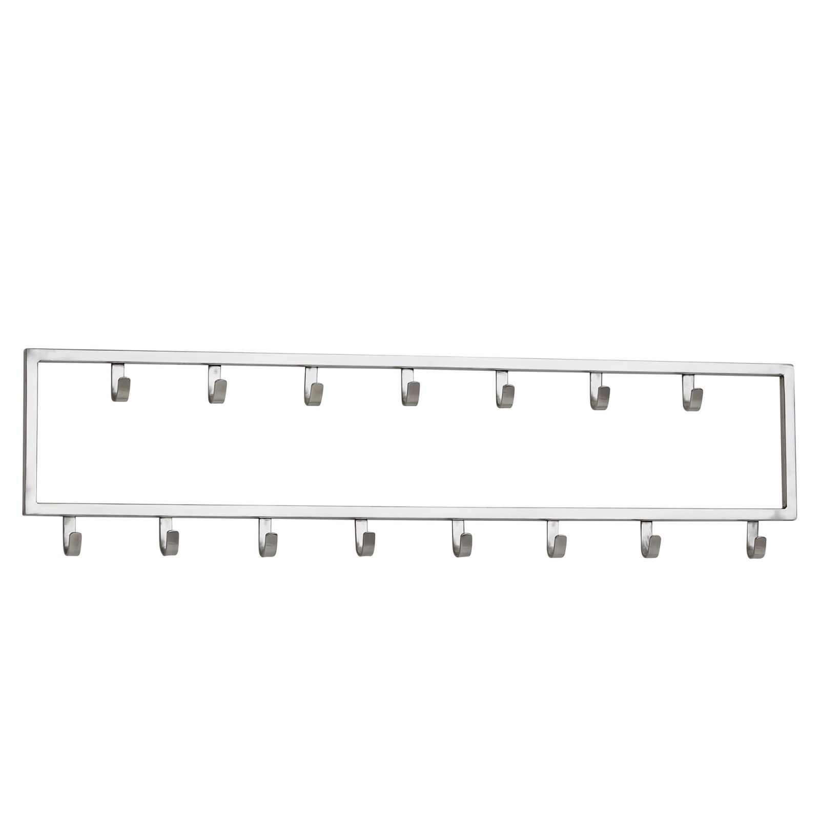 Wandgarderobe - silber - 15 Haken