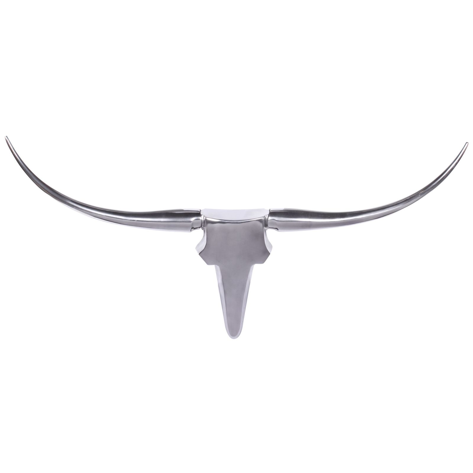 Wandgeweih - silber - Aluminium - 125 cm