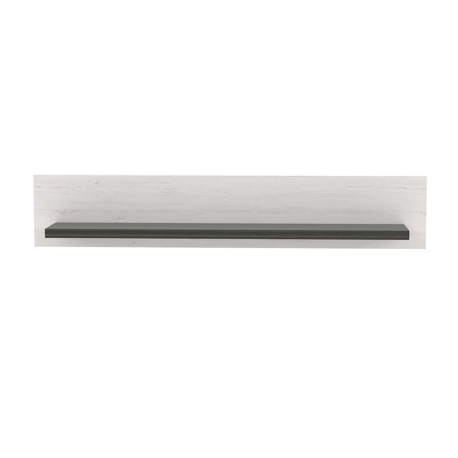 Wandregal - Pinie weiß - Touchwood - 140 cm