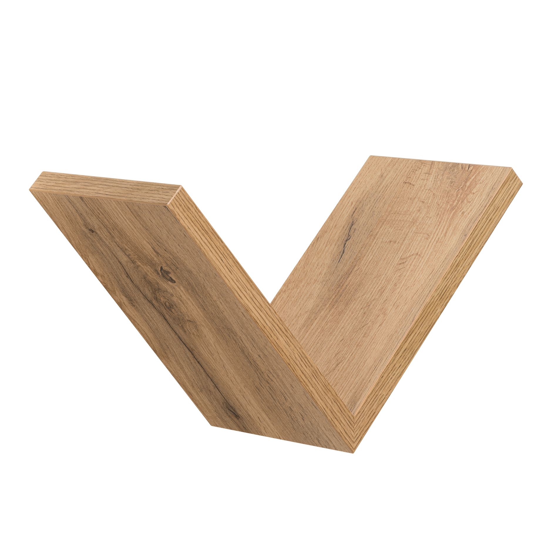 Wandregal - Wildeiche - 25 cm