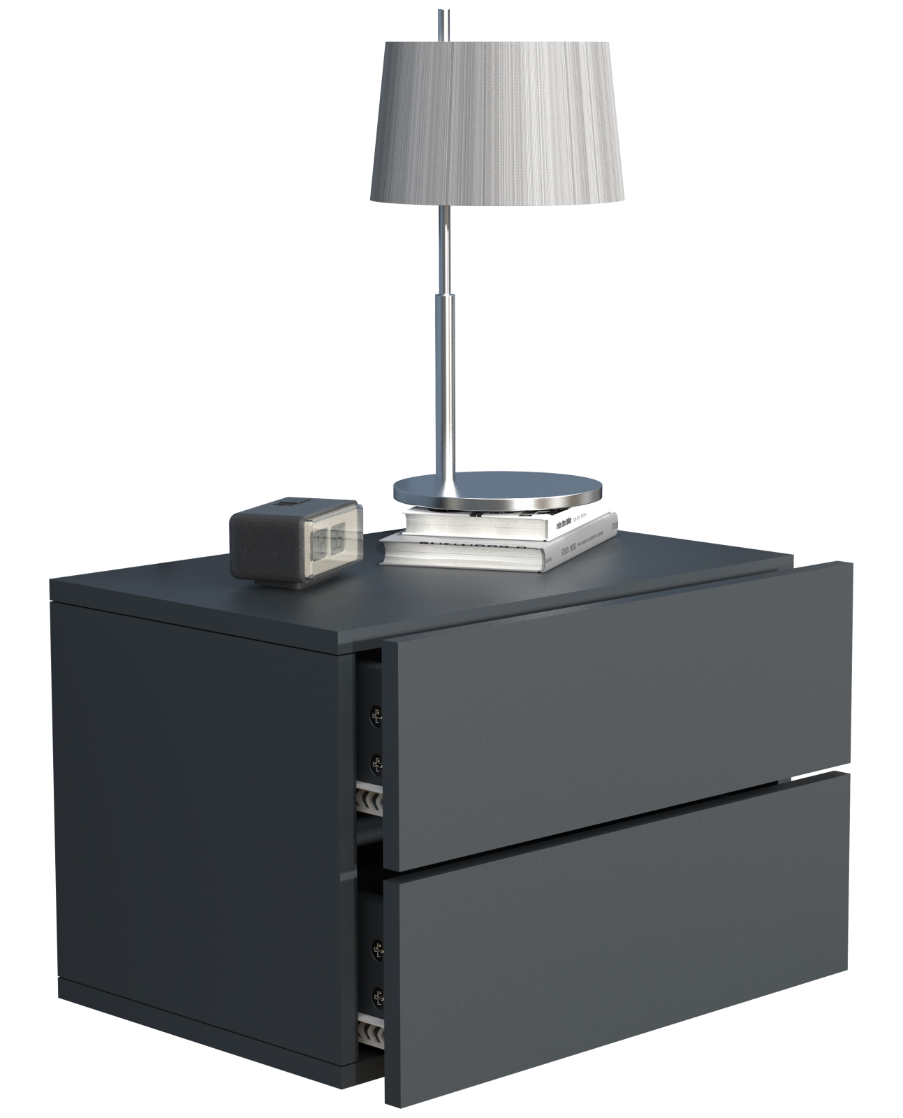 Wandschublade USAL L - anthrazit - 45 cm