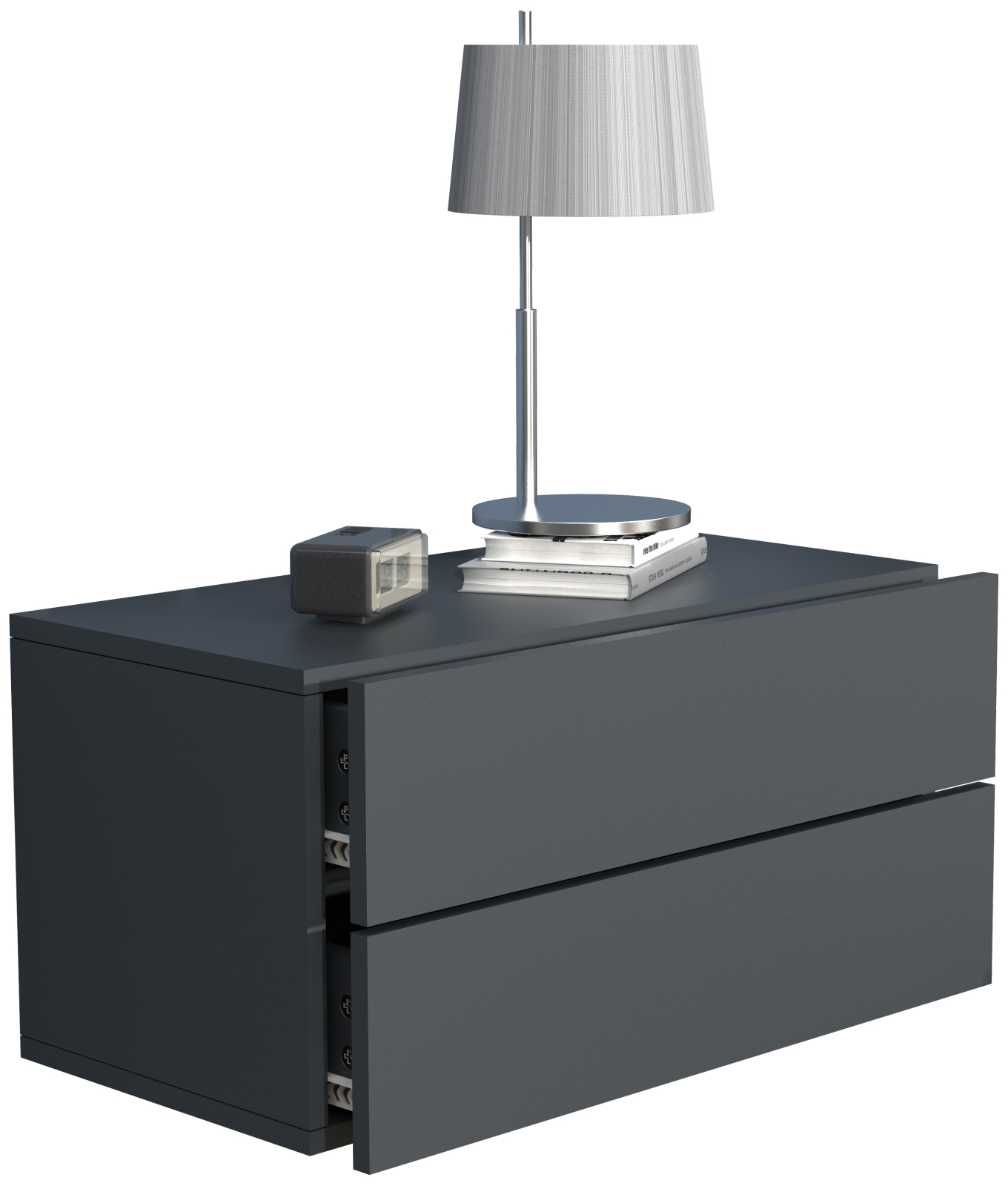 Wandschublade USAL L - anthrazit - 60 cm