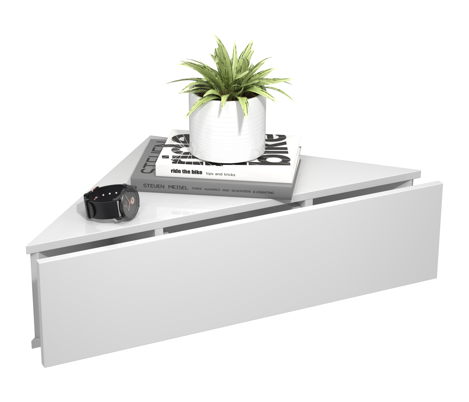 Wandschublade USAL S - weiß - 60 cm