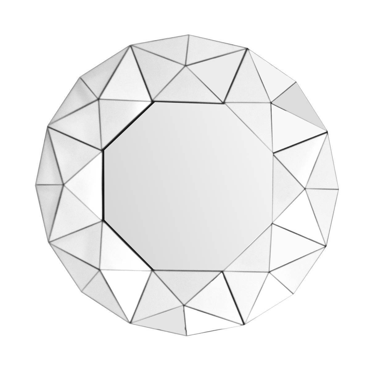 Wandspiegel VULCANUS - silber - 70 cm