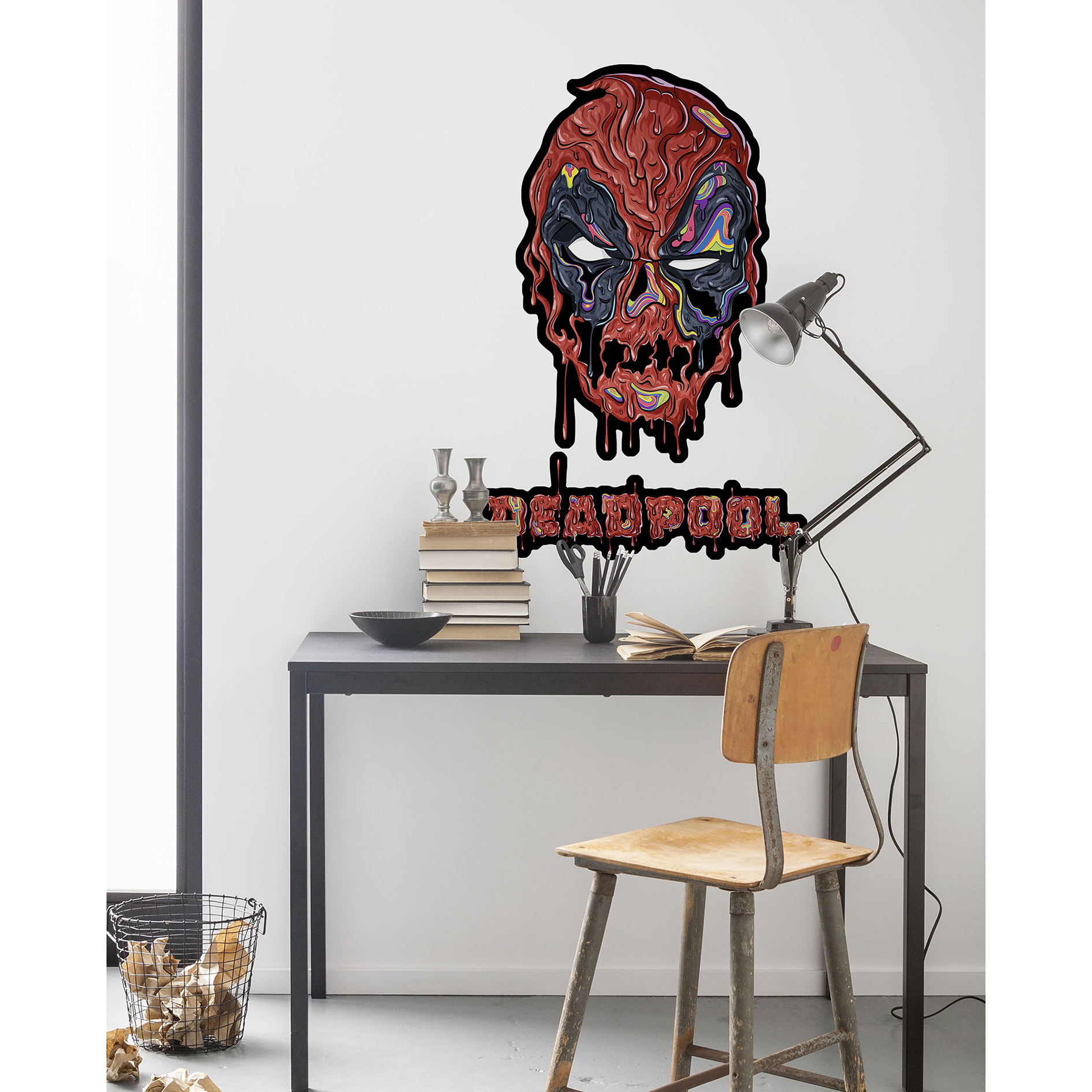 Wandtattoo DEADPOOL MELTPOOL - 50x70 cm