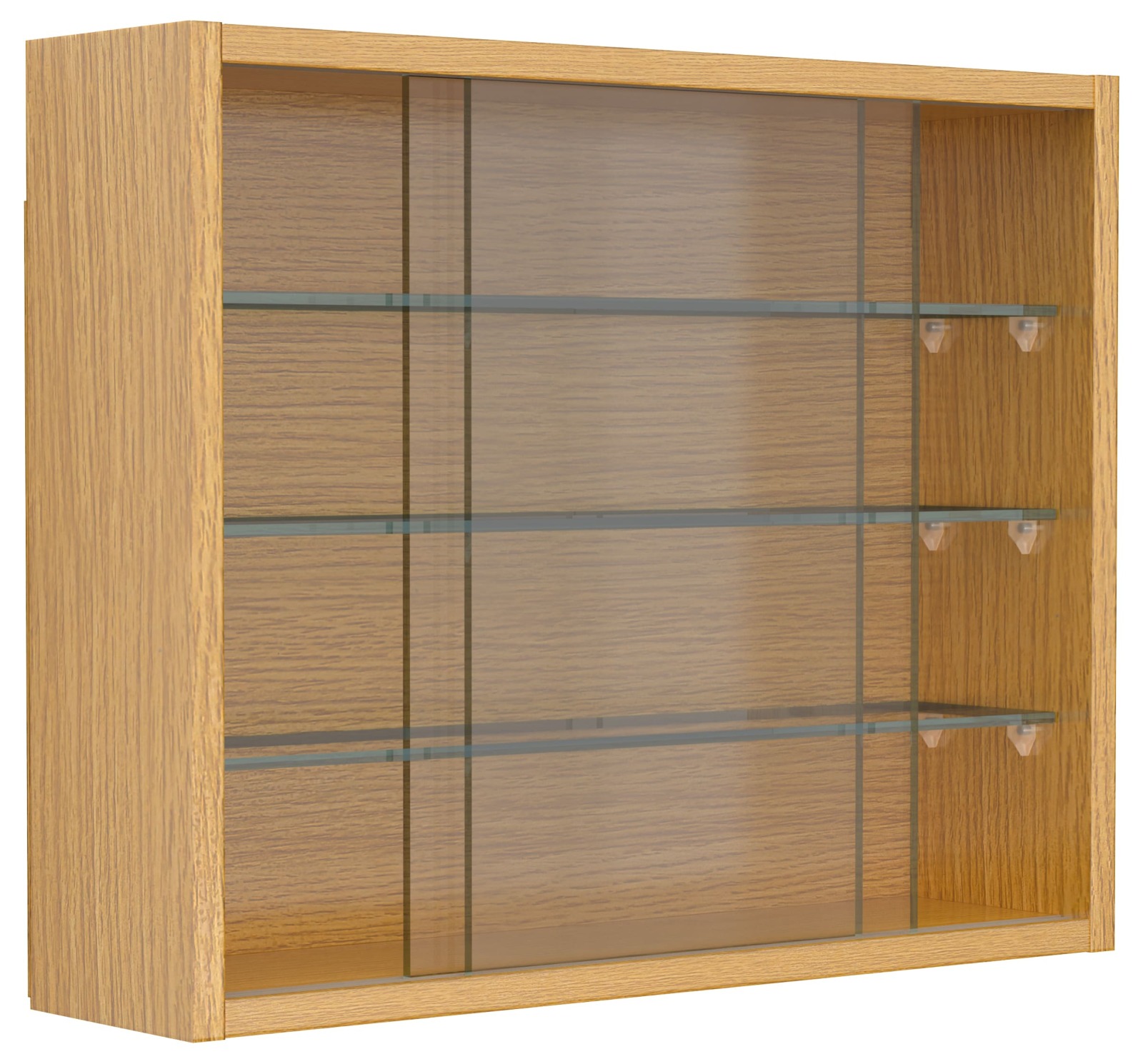 Wandvitrine DRIVALO S - Honig Eiche - 50 cm