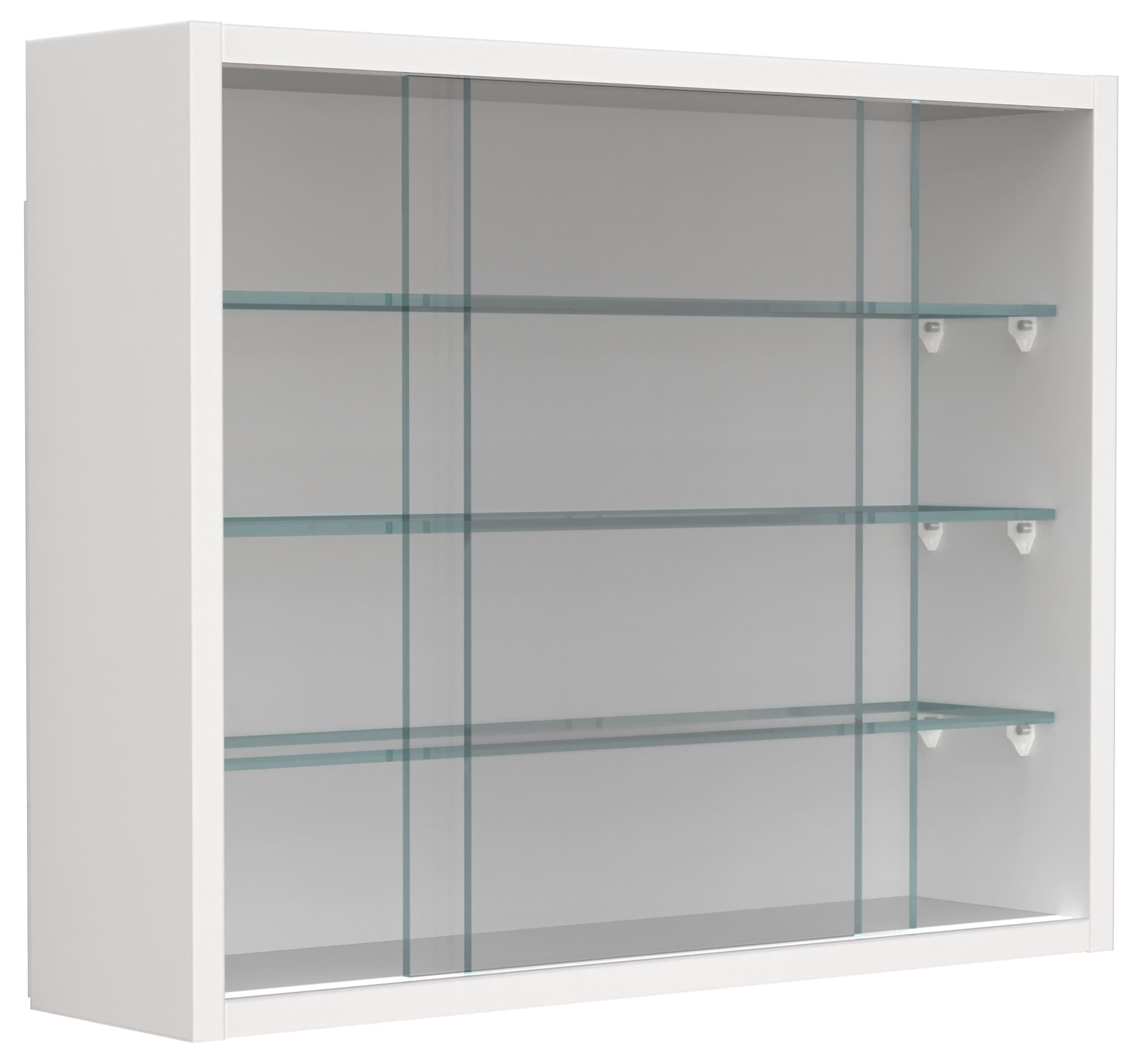 Wandvitrine DRIVALO S - weiß - 50x40 cm