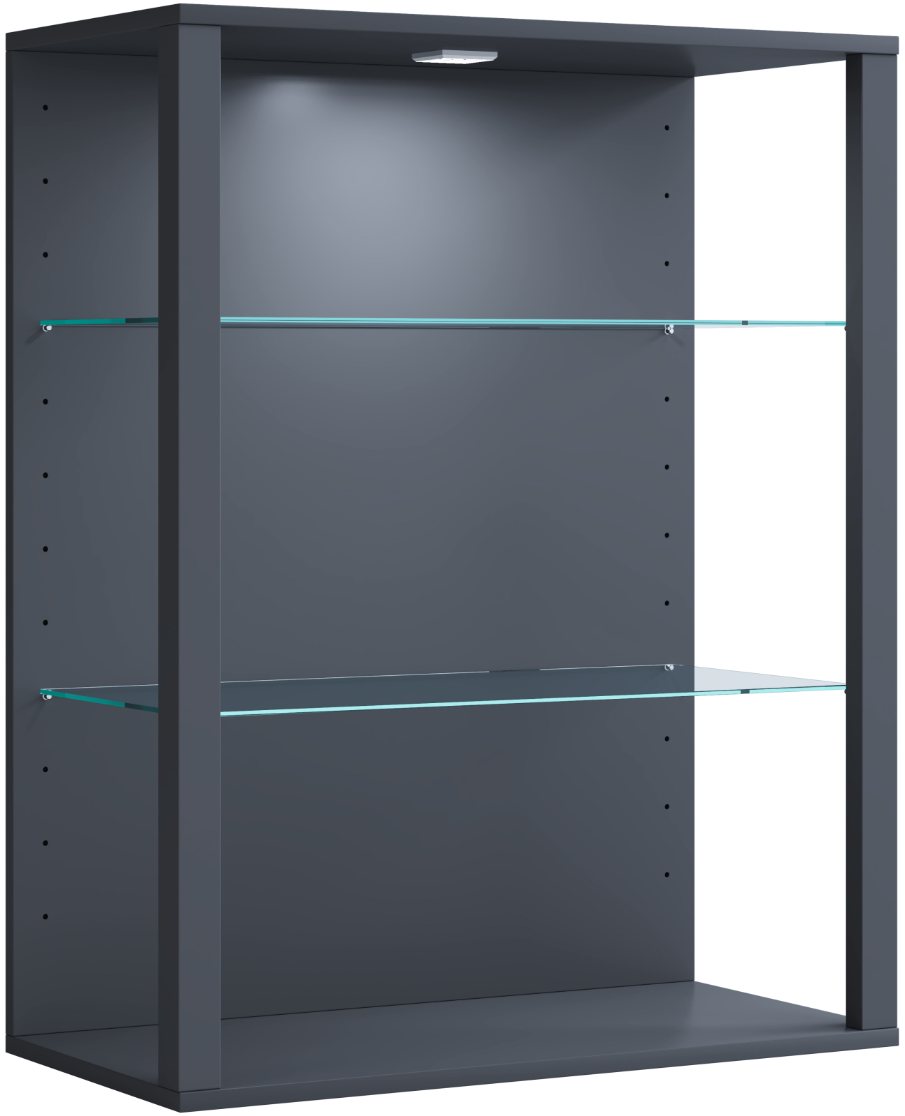 Wandvitrine GLASOL LW - anthrazit - 70x90 cm